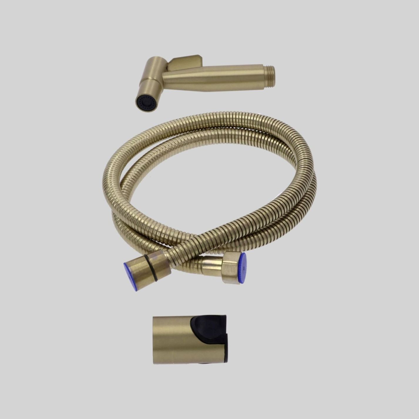 ONKHIG-SG01-1.2M-304-GL ჰიგიენური ონკანი MG-ოქროსფერი SUS304 (1.2მ. შლანგი+დამჭერი) TM-SG-01