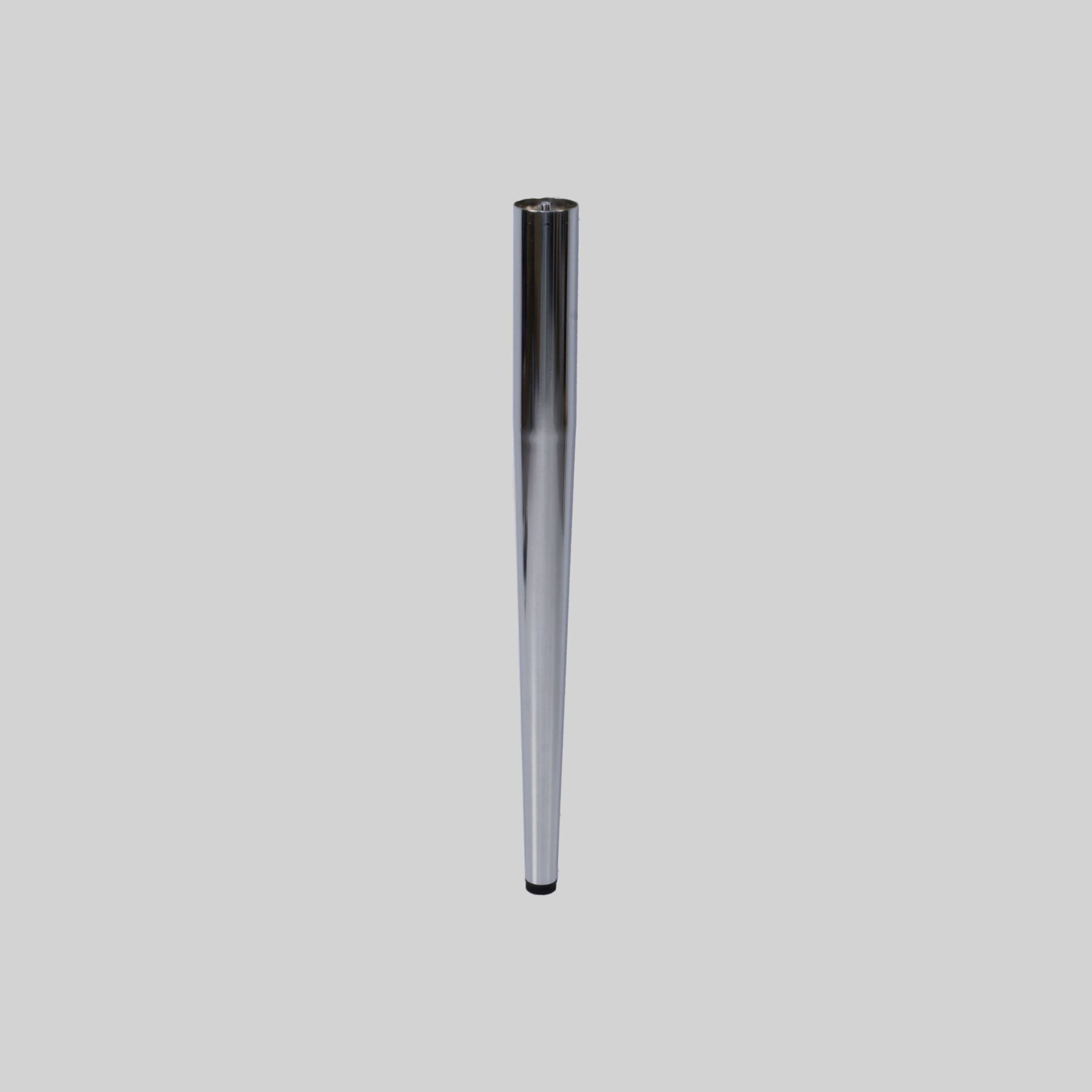 მაგიდის ფეხი კონუსისებრი H710*O60*T1.0mm Chrome