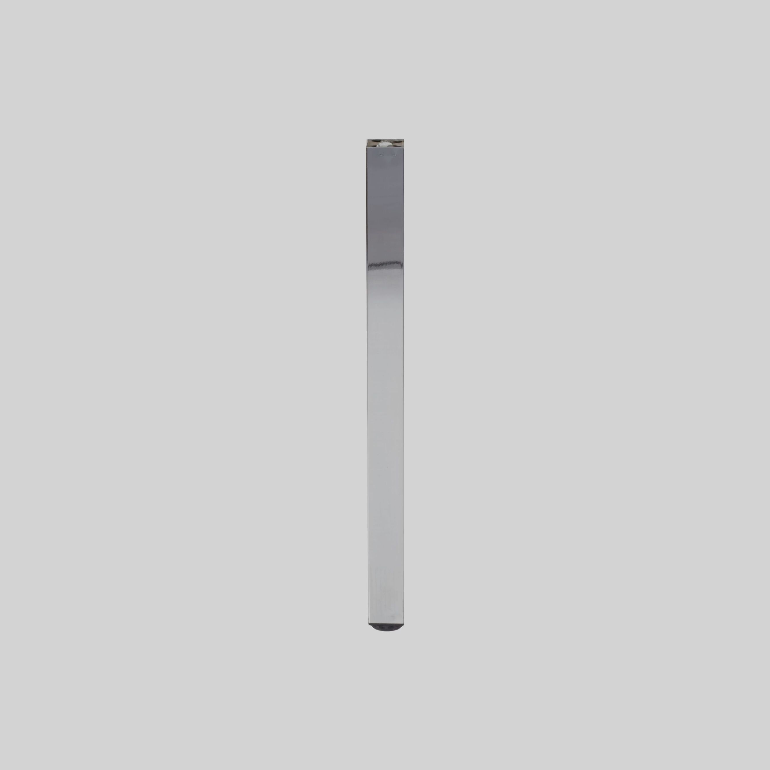 მაგიდის ფეხი ოთხკუთხედი H710*T1.0mm 50*50mm Chrome