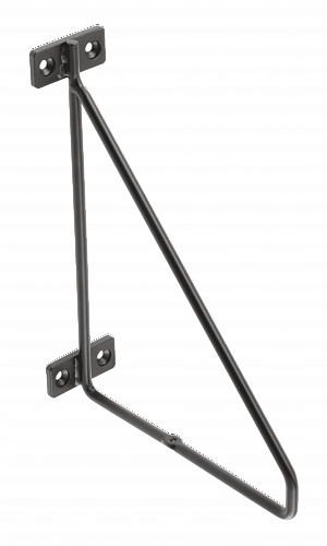 თაროს სამაგრი შავი 21x17cm PP-BAR-20M (GTV)