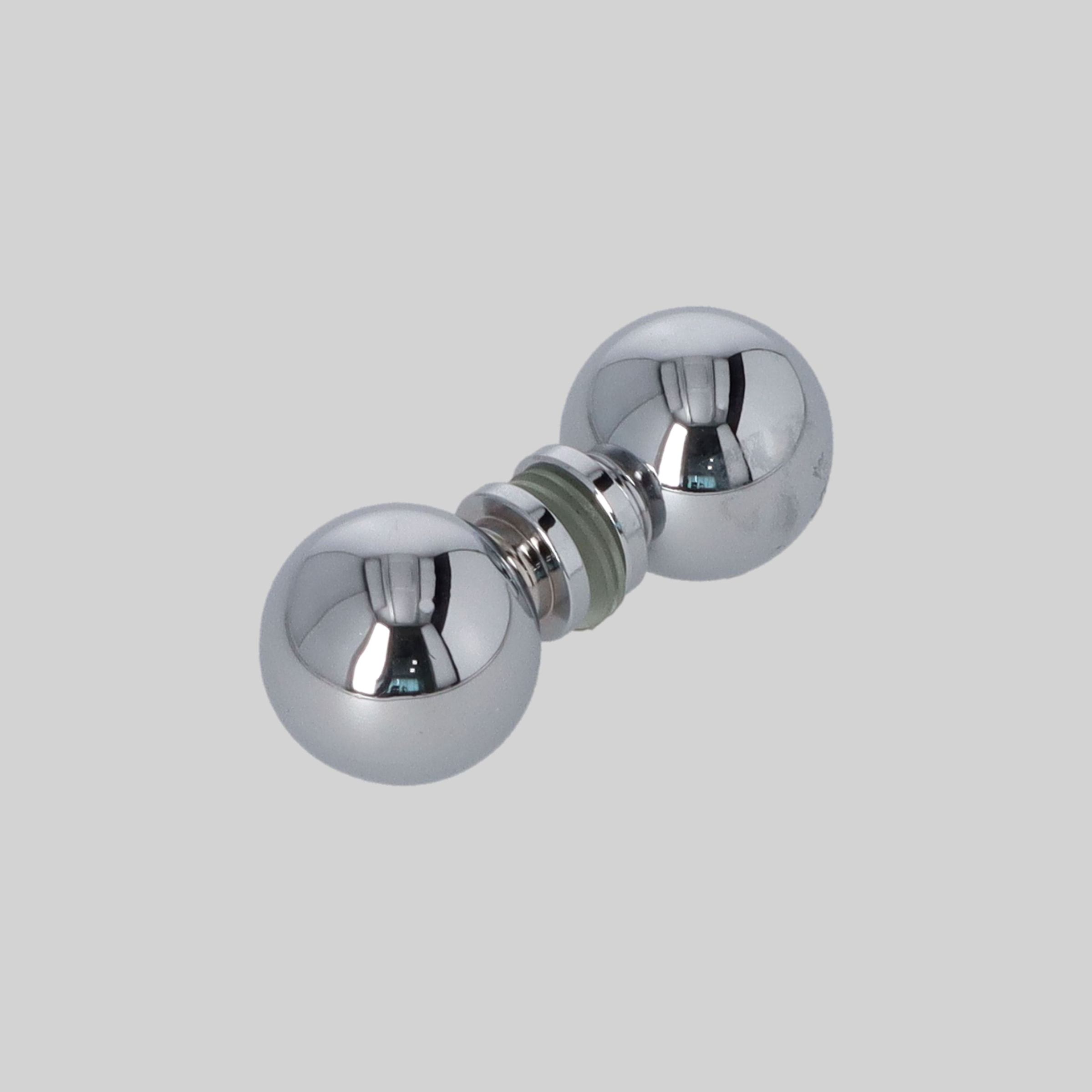 ABSAX-876-AL-3035-CR შუშის კარის სახელური ალუმინი 30*35mm PSS TM-E876