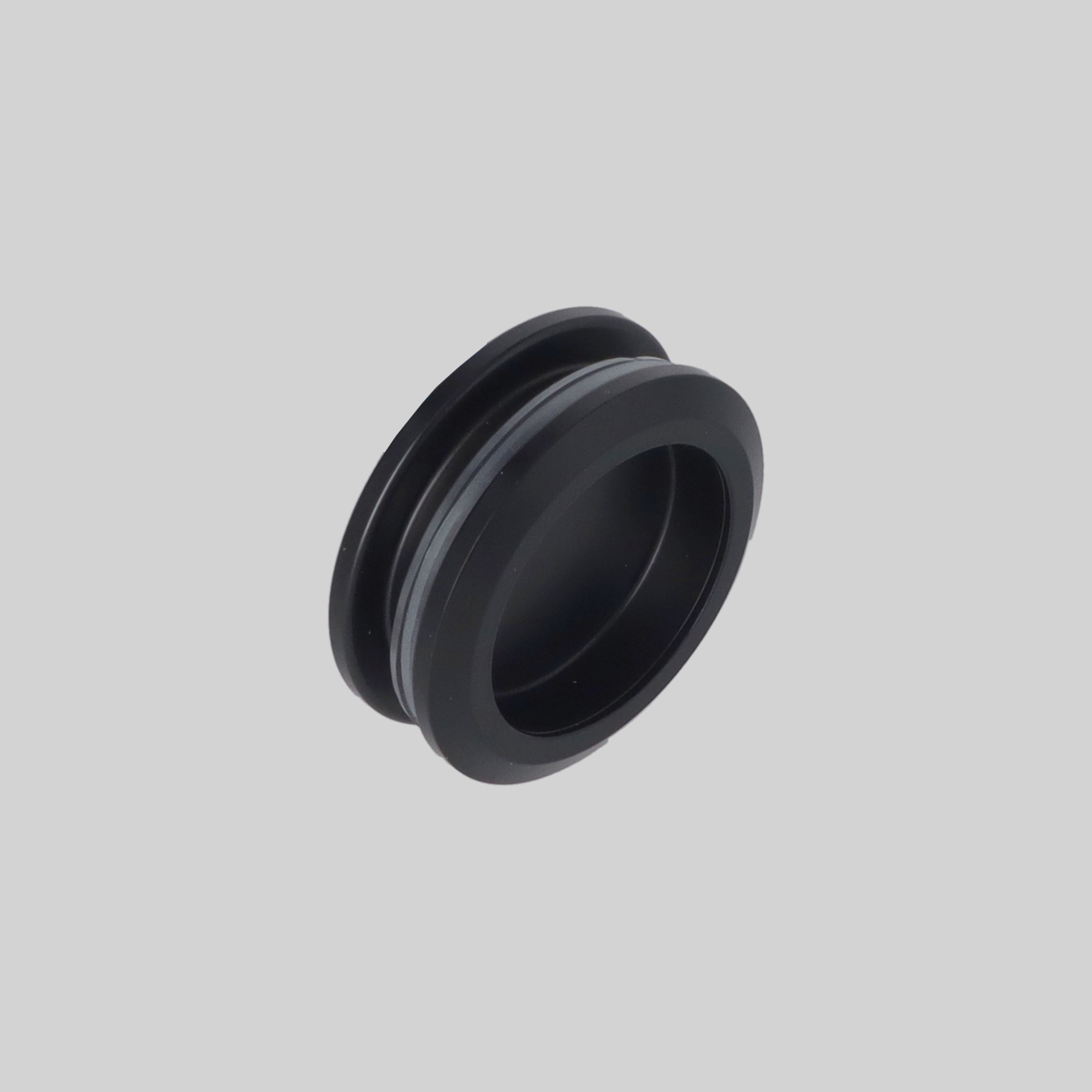 ABSAX-883-58-304-MB შუშის კარის სახელური SS304 58mm MB-შავი TM-E883