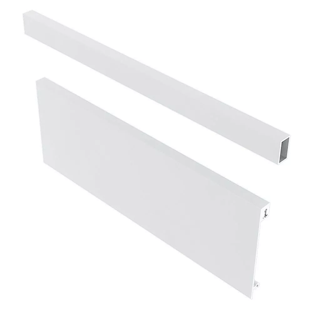 PB-AXISPRO-PANELWEW-95R-10 შიდა კარადის წინა პანელი+გვერდითი რელინგი 1200მმ თეთრი GTV