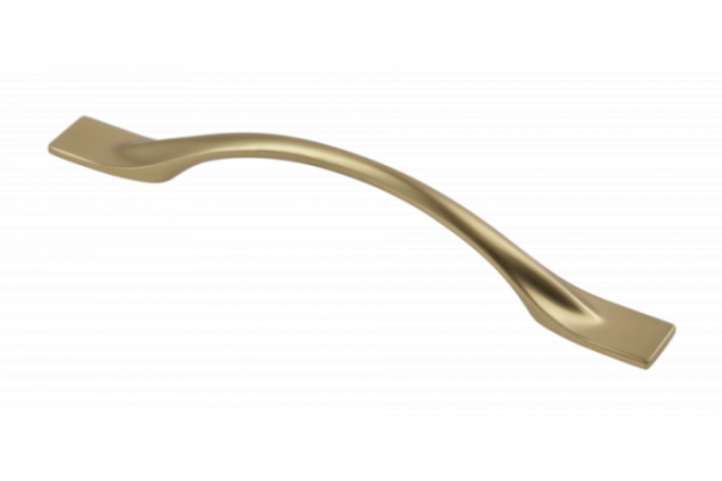UZ-FLOW-128-90 სახელური "Flow" C=128mm შამპანურისფერი GTV