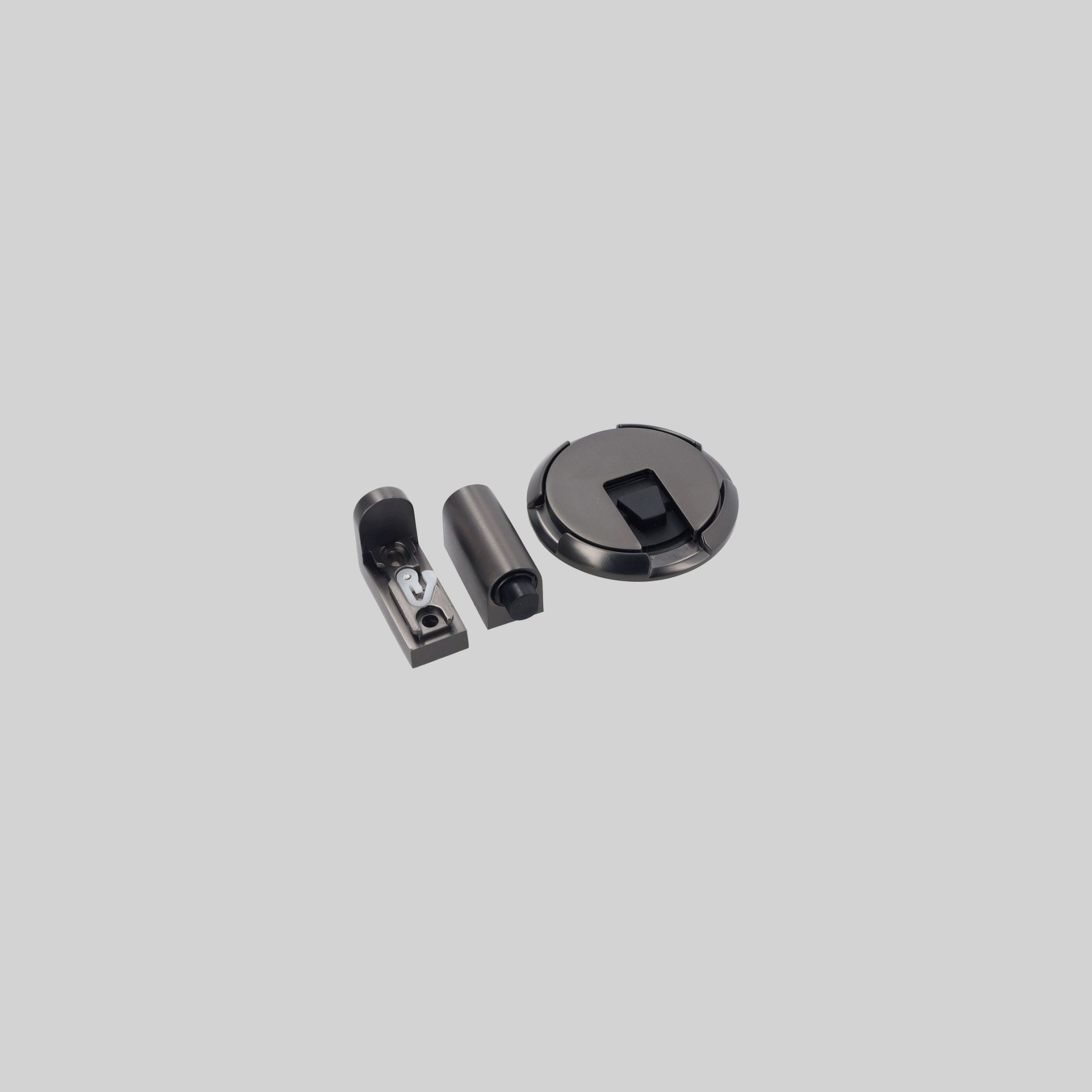 კარის მუხრუჭი მაგნიტით Satin Black 1007-B ZF