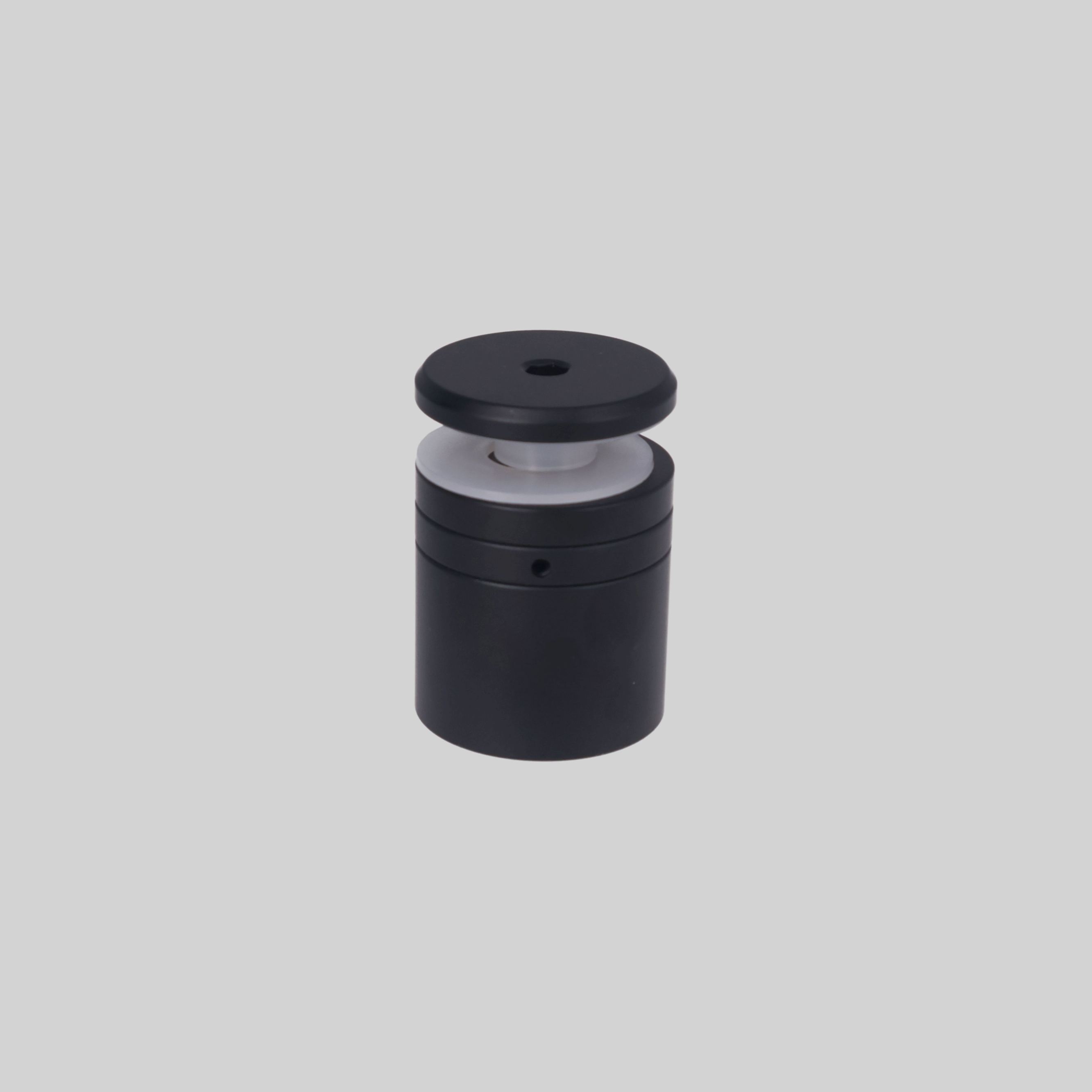 შუშის სამაგრი SS304 D-45mm,H=30mm,Cap=8mm Bolt Size:10*75mm MB-მატოვი შავი TM-E970