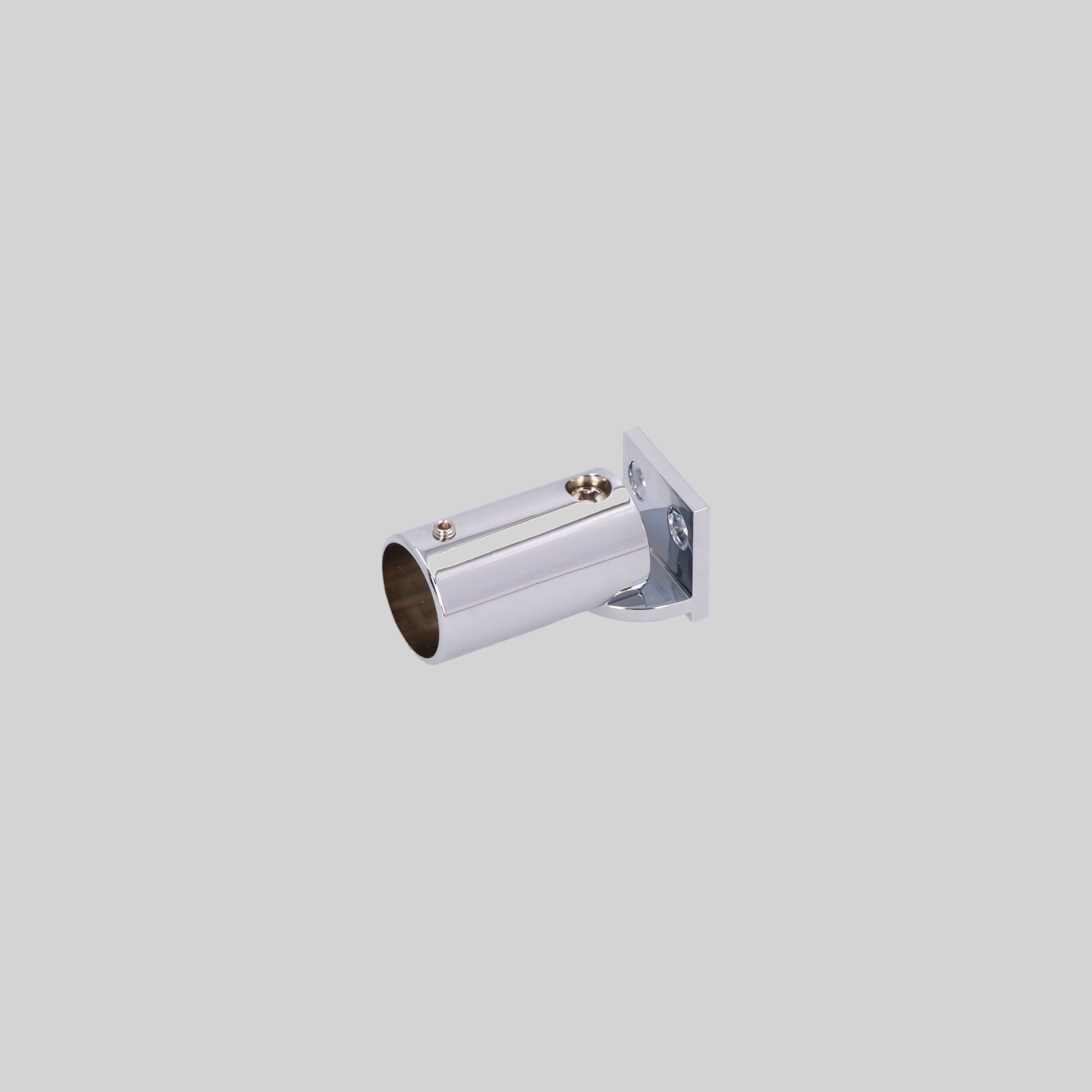 25მმ მილის კედელზე სამაგრი PSS-ქრომი BRASS TM-C722