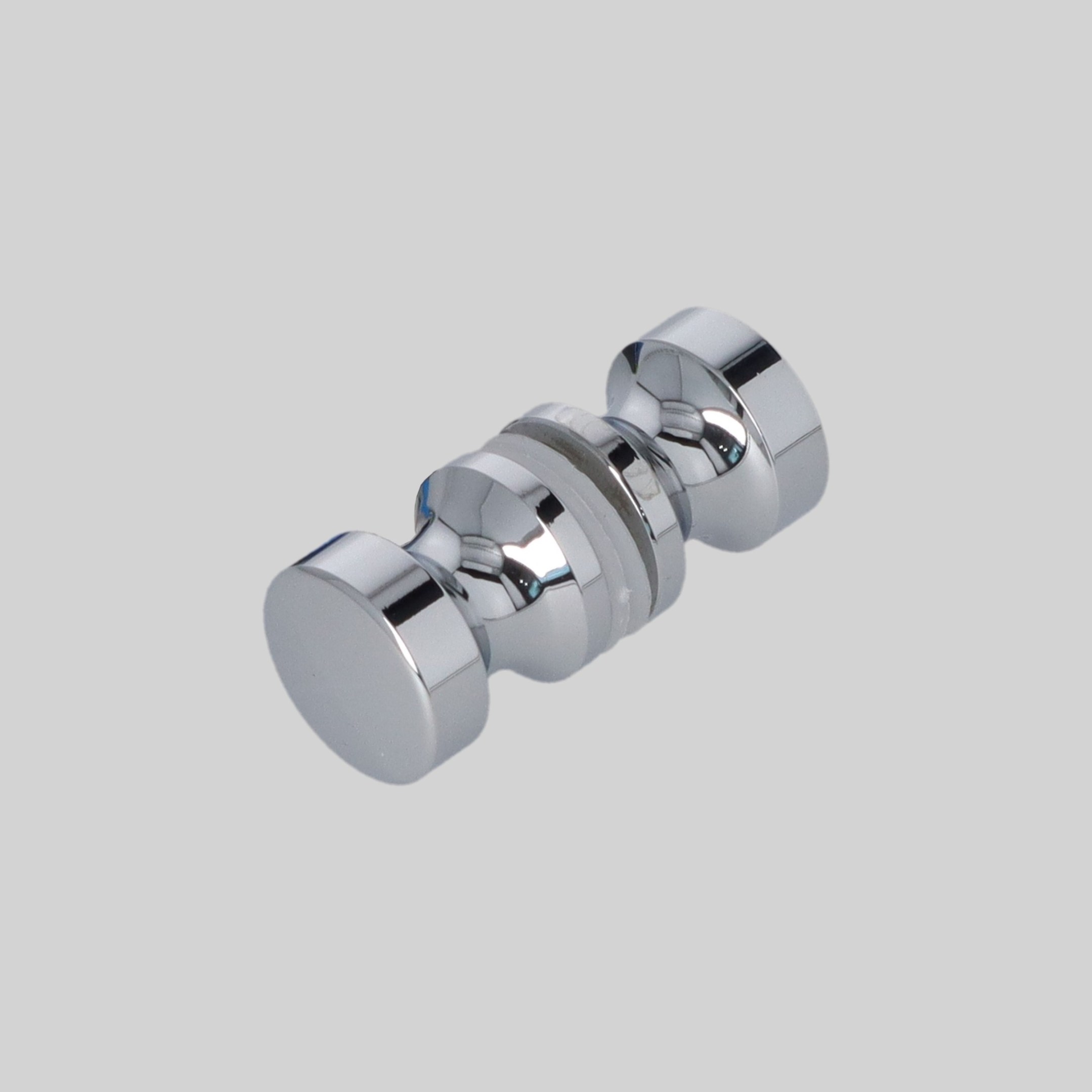 ABSAX-873-1-AL-3232-CR შუშის კარის სახელური 30-32mm CP-ქრომი aluminum TM-E873-1