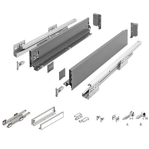 PB-AXISPRO-KPL450A სლაიდი AXIS-PRO L-450mm ანტრასიტი H-84mm დაბალი GTV