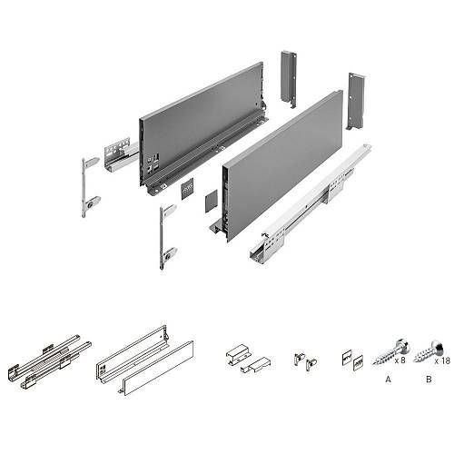 PB-AXISPRO-KPL500C სლაიდი AXIS-PRO L-500mm ანტრასიტი H-167mm მაღალი GTV