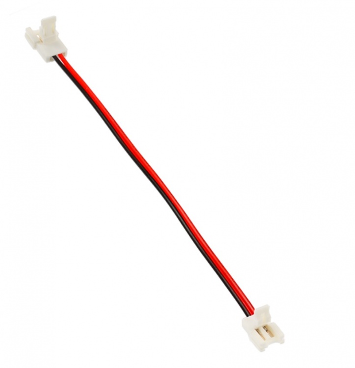 LD-ZTKS8MM-02N მნათი ლენტის SLIM შემაერთებელი 8მმ, 15სმ კაბელით GTV