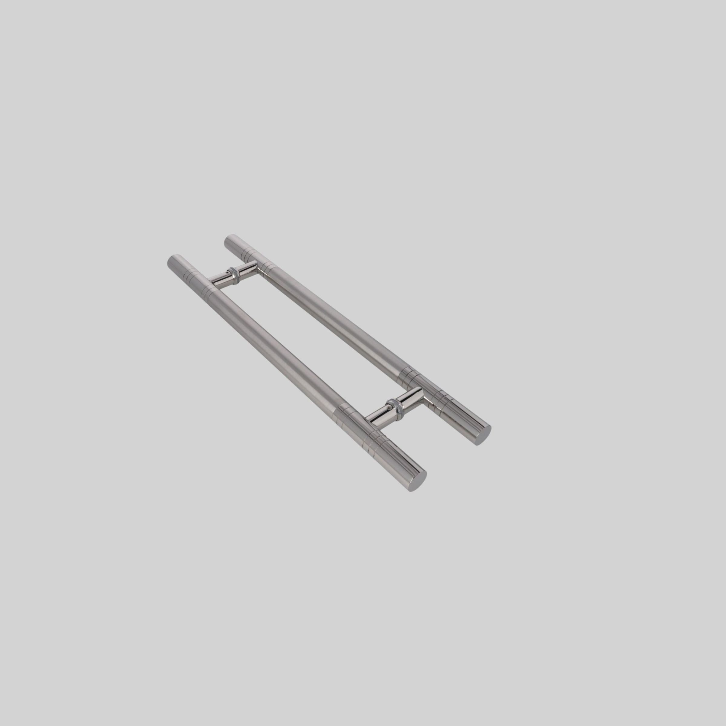 შუშის კარის სახელური SS304 32*305*457*0.8mm SSS+PSS TM-E805