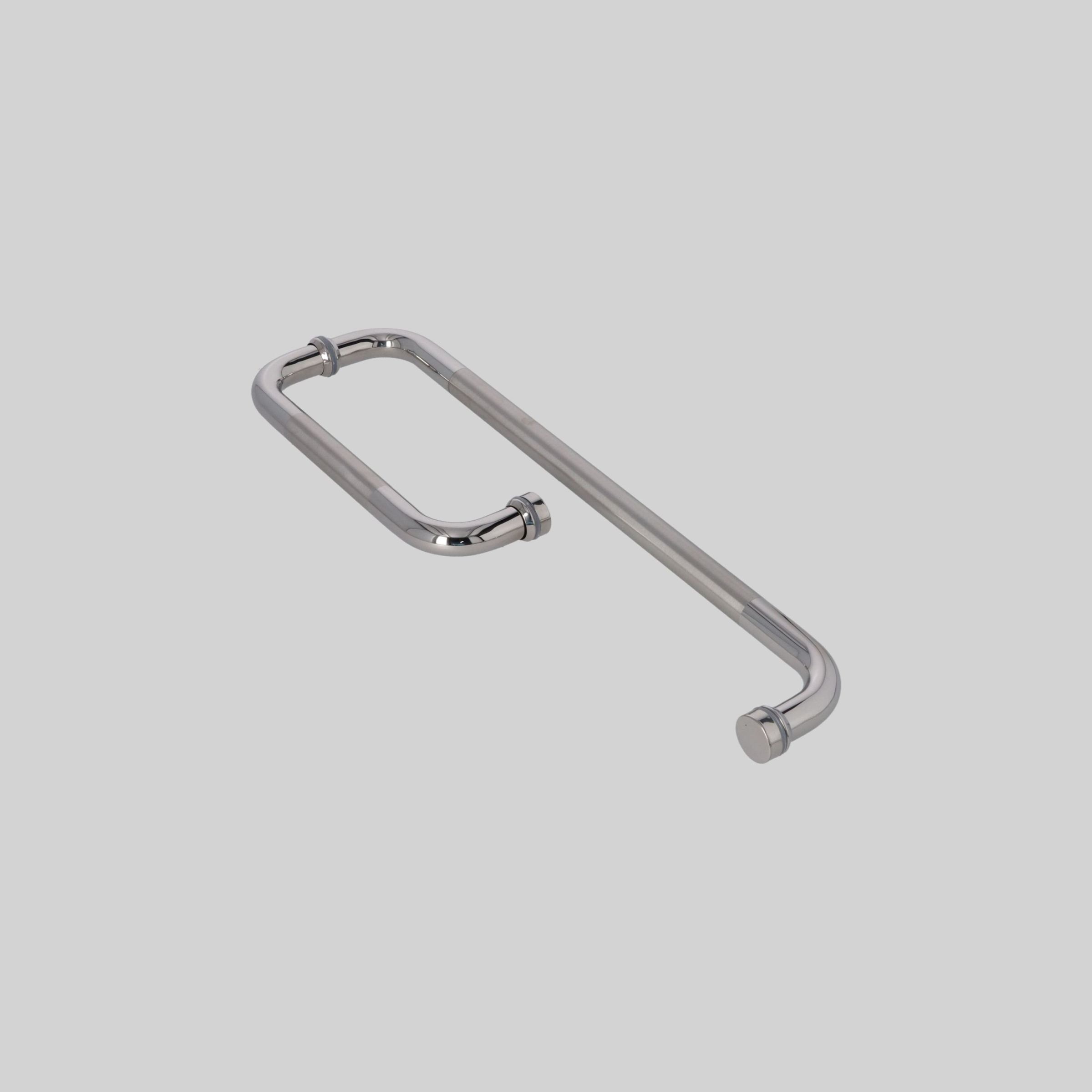 შუშის კარის სახელური SS304 0.8mm 19*200*400mm SSS+PSS TM-E836