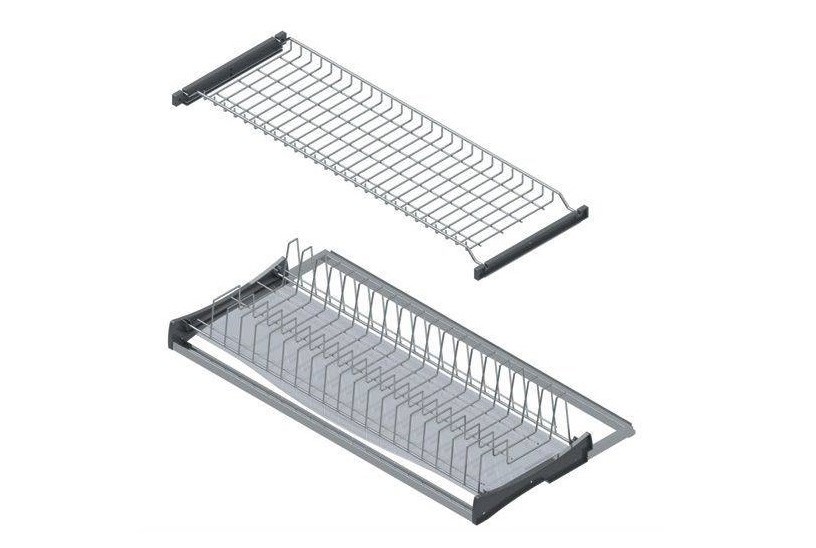 თეფშების და ჭიქების თარო/საწური (760x295x345, C=800mm) S-5161-C STARAX