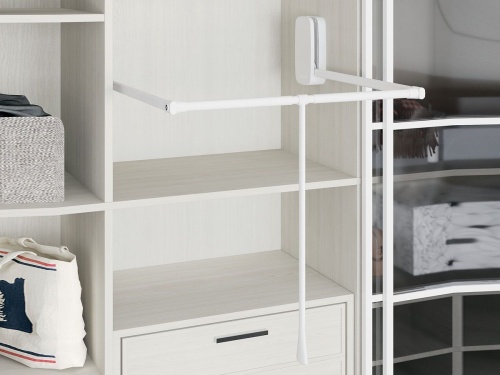 გარდერობის ლიფტი 850-1150x130x800mm თეთრი S-6012-W STARAX