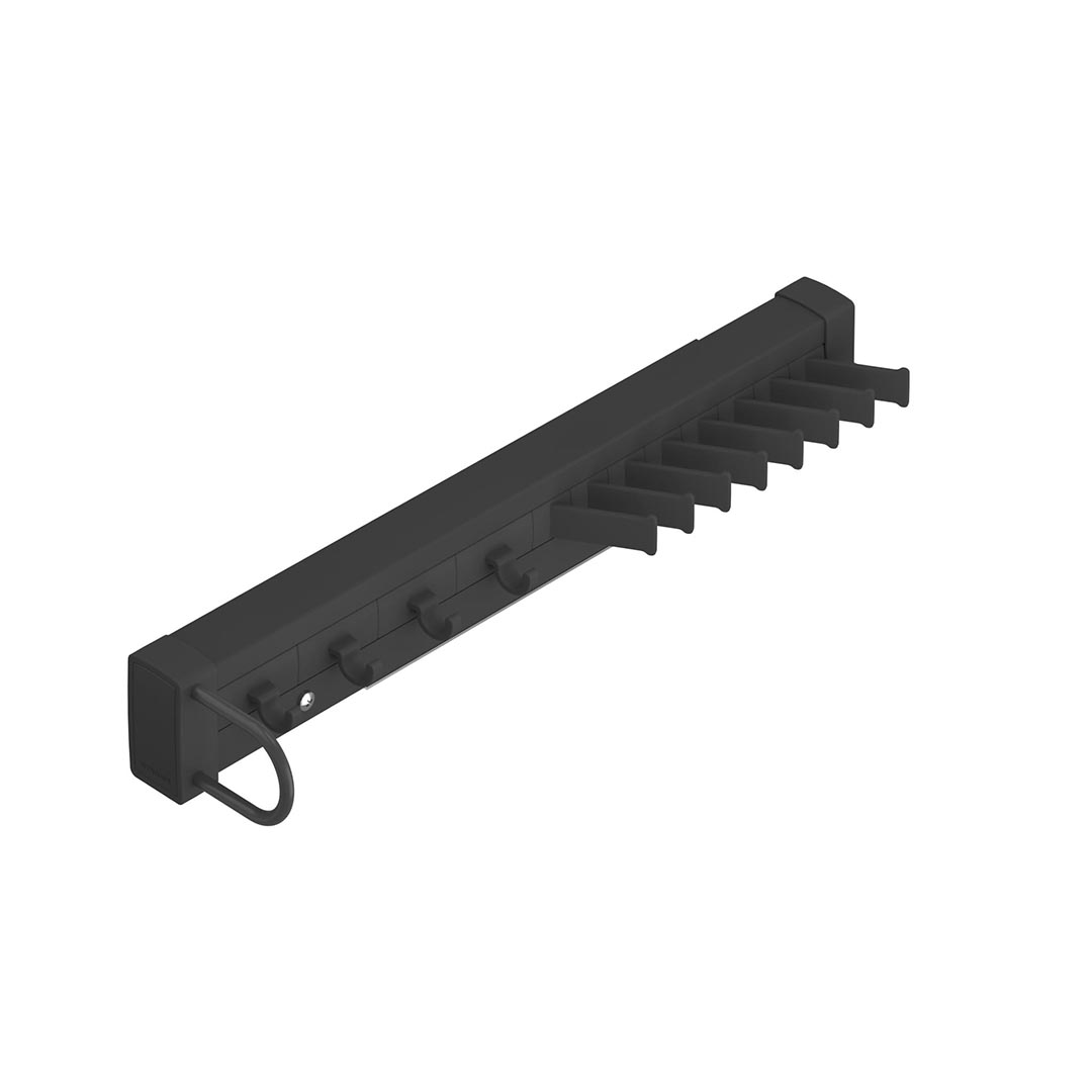 ქამრების და ჰალს. მექ. შავი 140x475x70mm (left) S-6748-A/S-6728-A STARAX