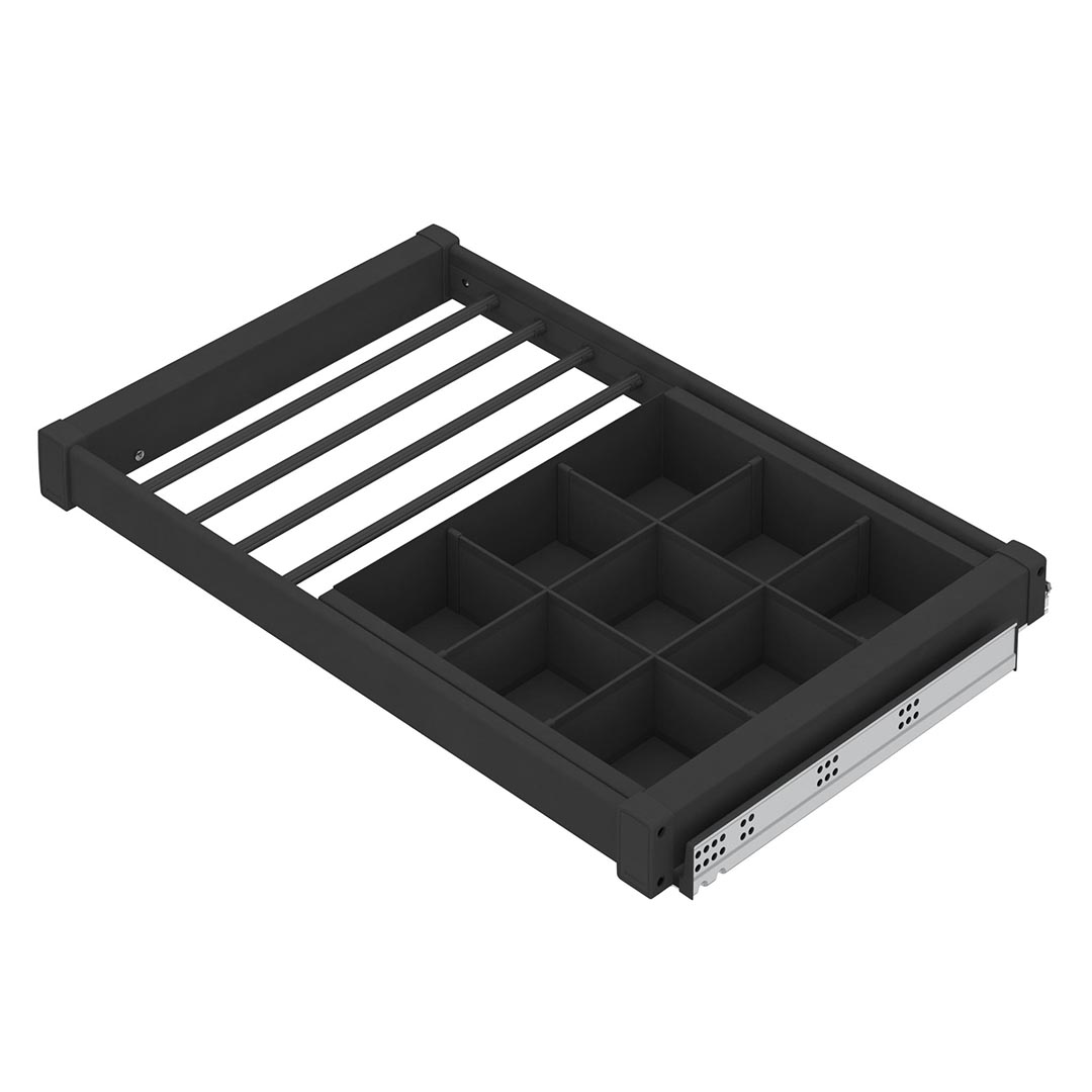ტანსაცმ. კალათა შავი 760-790x475x100 (C=800mm) S-6705-A/S-6795-A STARAX