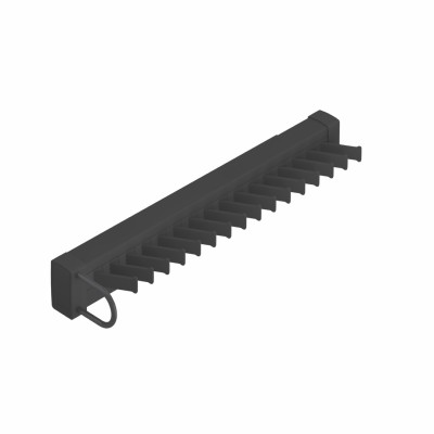 ჰალსტუხების მექ. შავი (soft) 140x475x70 (left) S-6818 STARAX