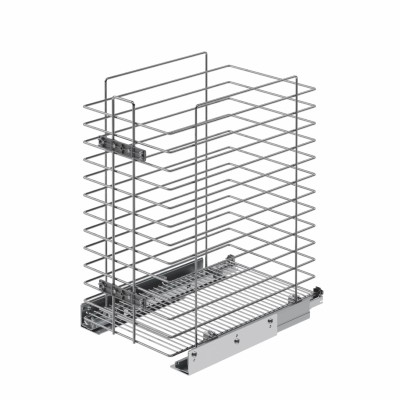 სარეცხის კალათა ქრომი 340x470x550mm C=400mm S-8053-C STARAX