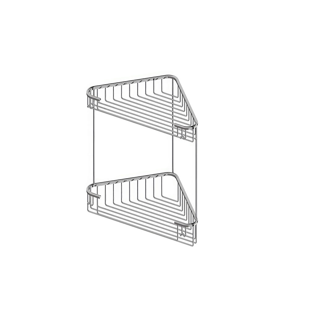 აბაზანის თარო ორი განყოფ. ღია 180x180x350mm S-8855-C STARAX