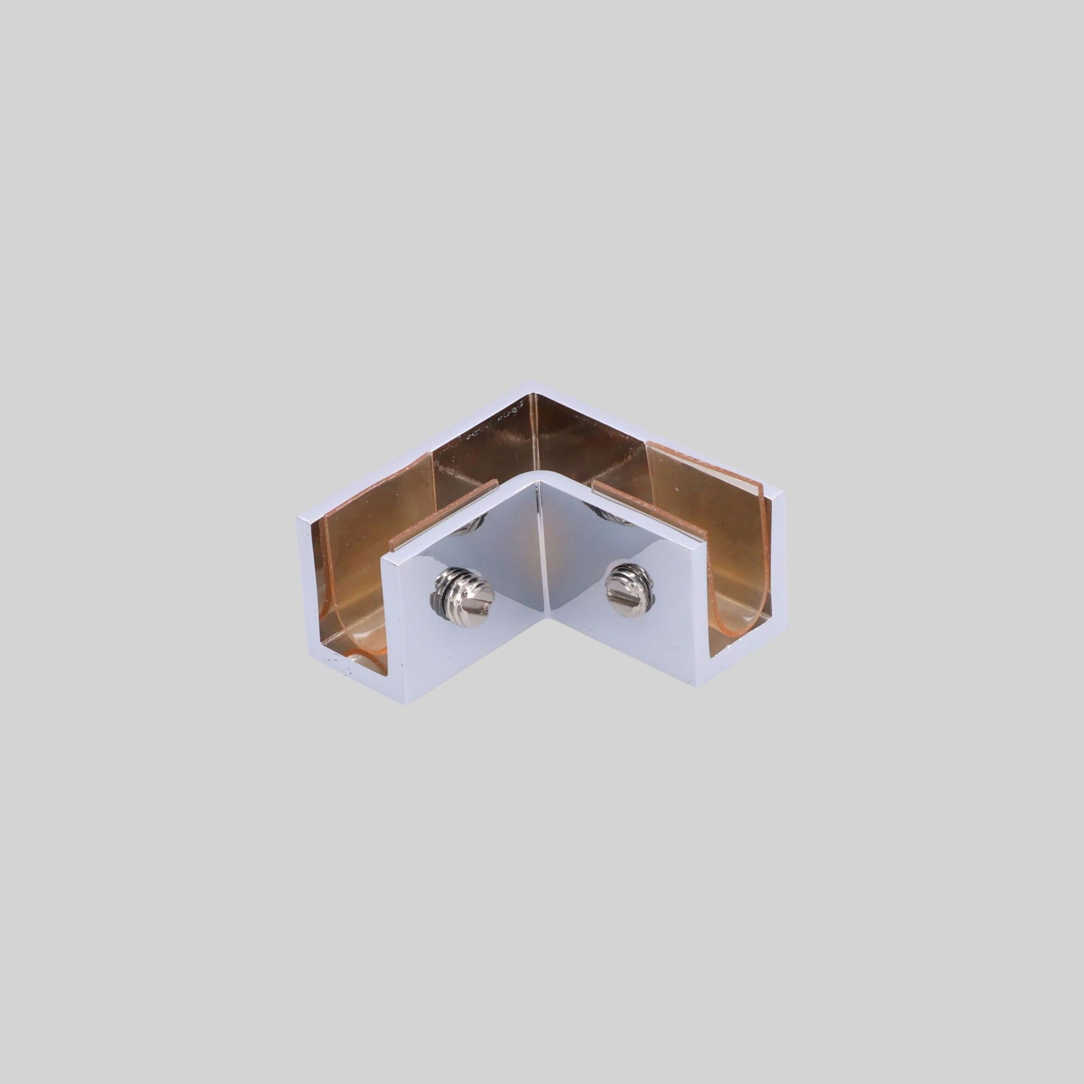 10*30 მილის "L" კუთხე CP-ქრომი BRASS TM-D777