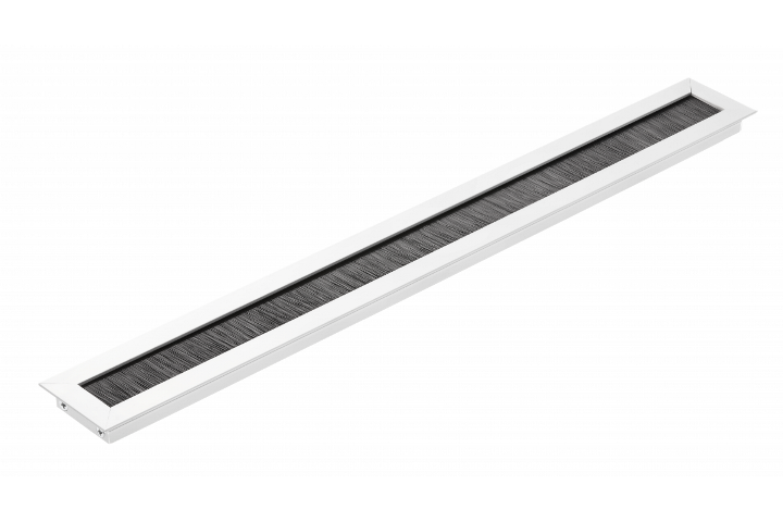 LB-51X450-05 მაგიდაში ჩასასმელი კაბელის გამტარი "მერიდა" 51x450mm ალუმინისფერი GTV