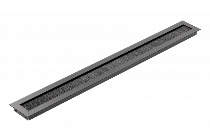 LB-51X450-20 მაგიდაში ჩასასმელი კაბელის გამტარი "მერიდა" 51x450mm შავი GTV