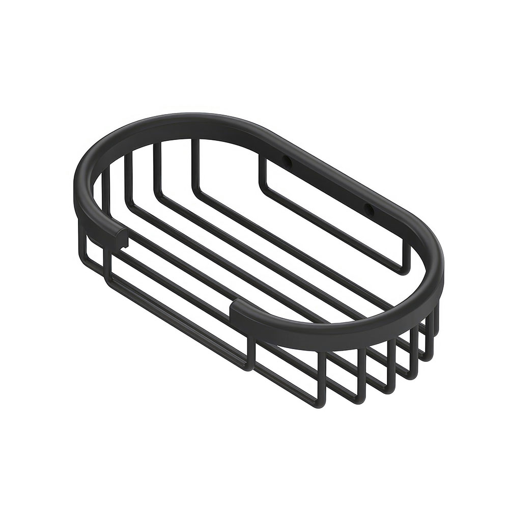 სასაპნე ოვალური შავი 140*80*35mm S-8896-A STARAX