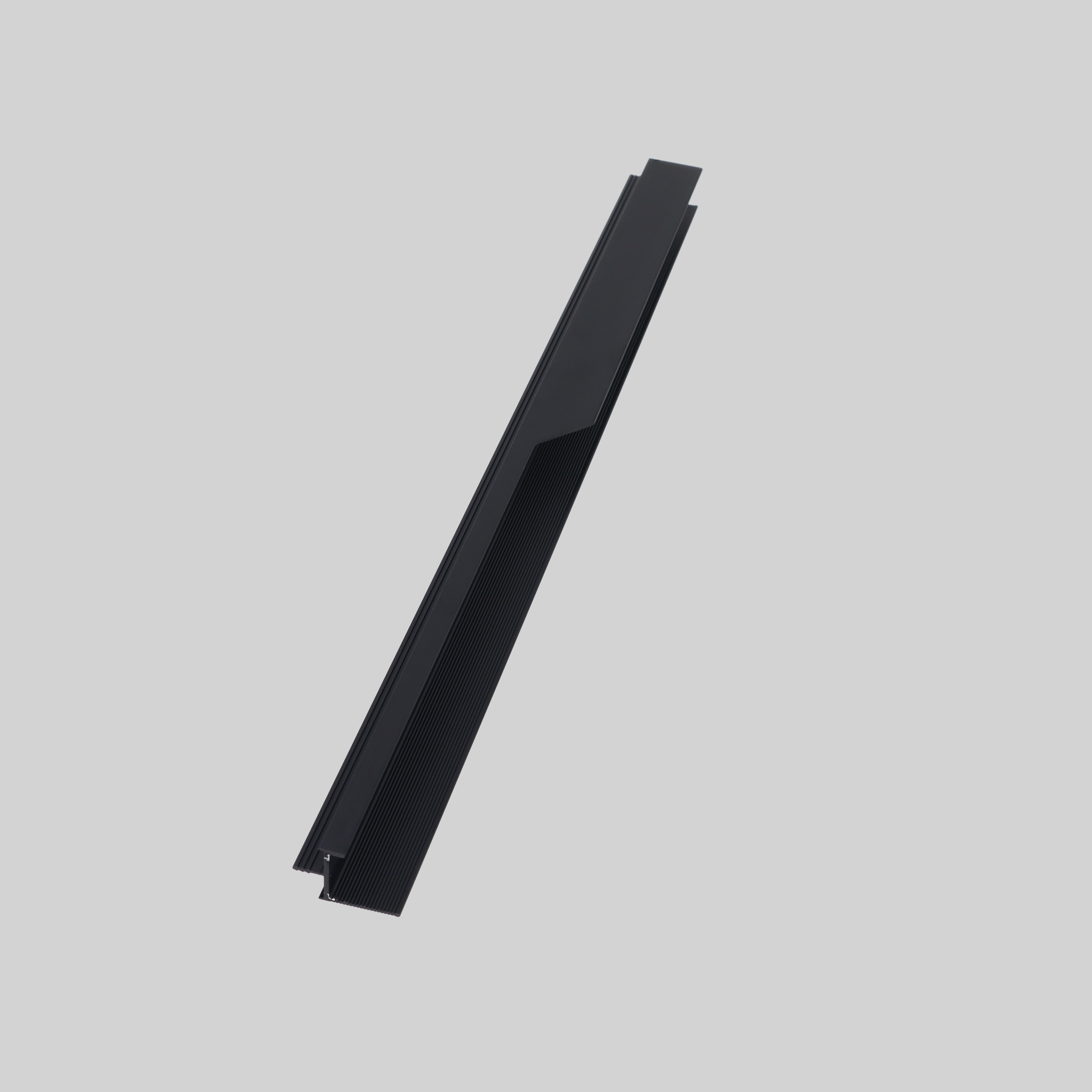 SAXPROF-F001-AL-1500-BL ავეჯის პროფილური სახელური ალუმინის C-1500mm შავი