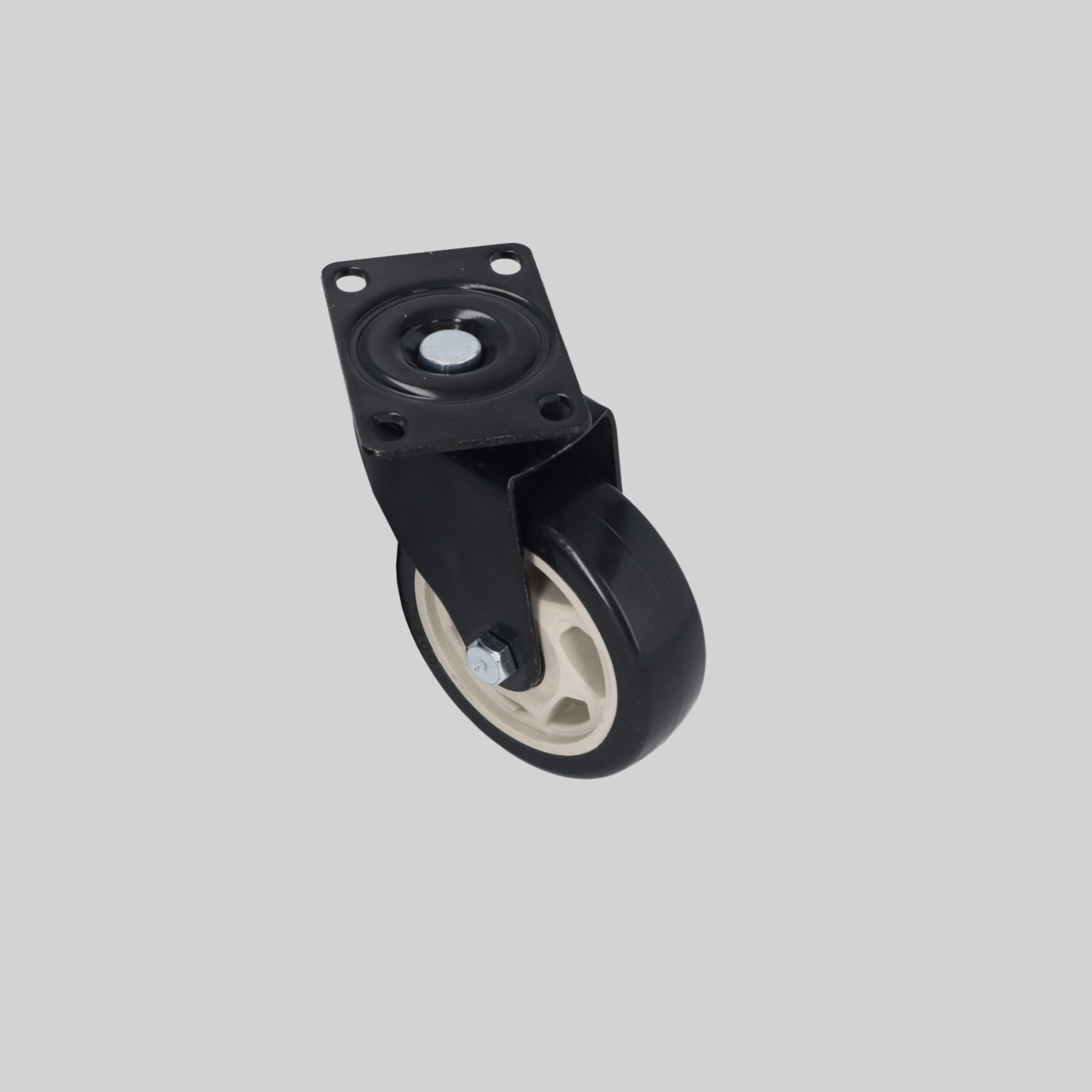 GOR-1770-100-NOBR-IRPVC-BL ავეჯის გორგოლაჭი უმუხრუჭო O-100mm JF1770