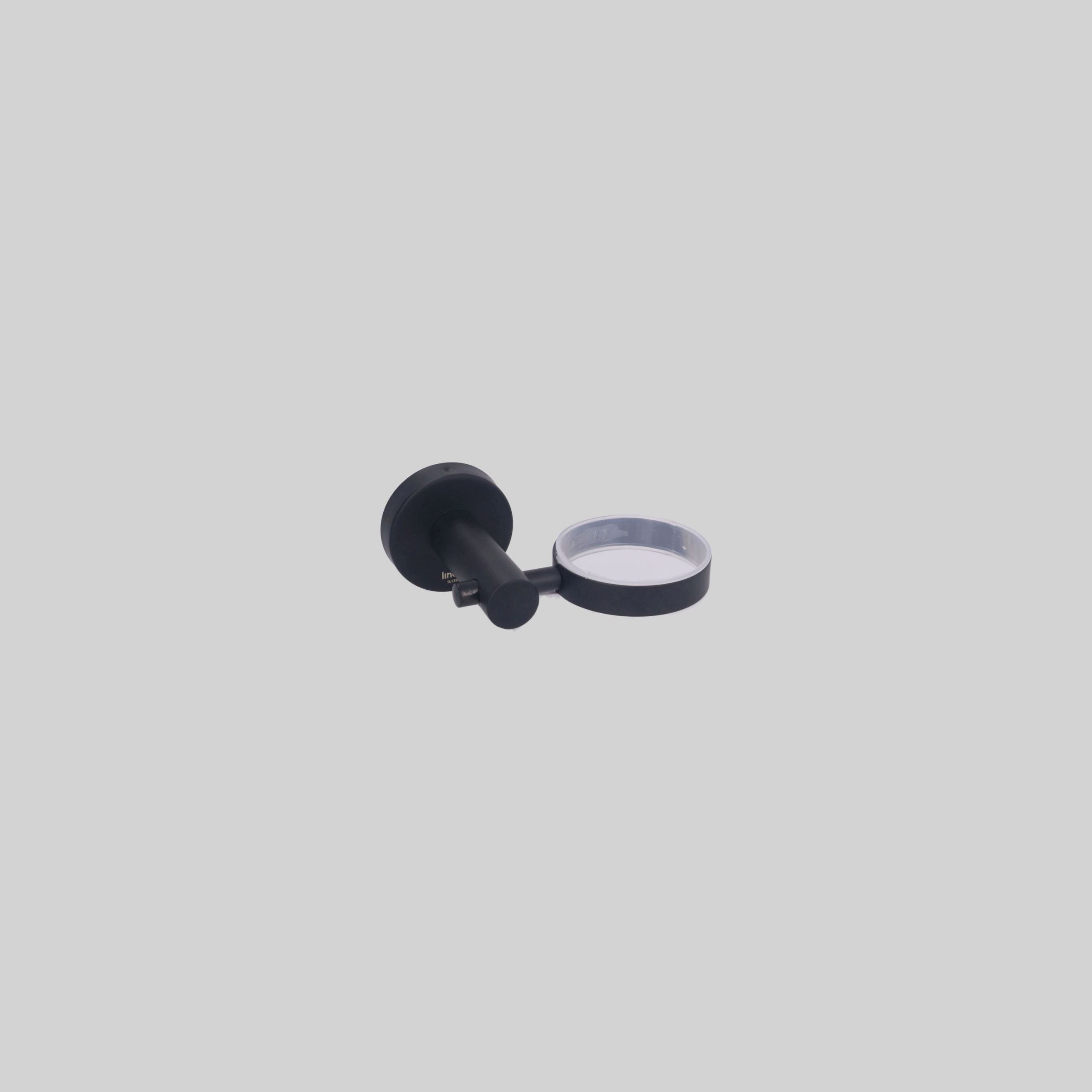 ABSASP-1029E-304-BL აბაზანის სასაპნე ოვალური შუშის MB-შავი D-55*H 12.3*T 1.0 SUS304