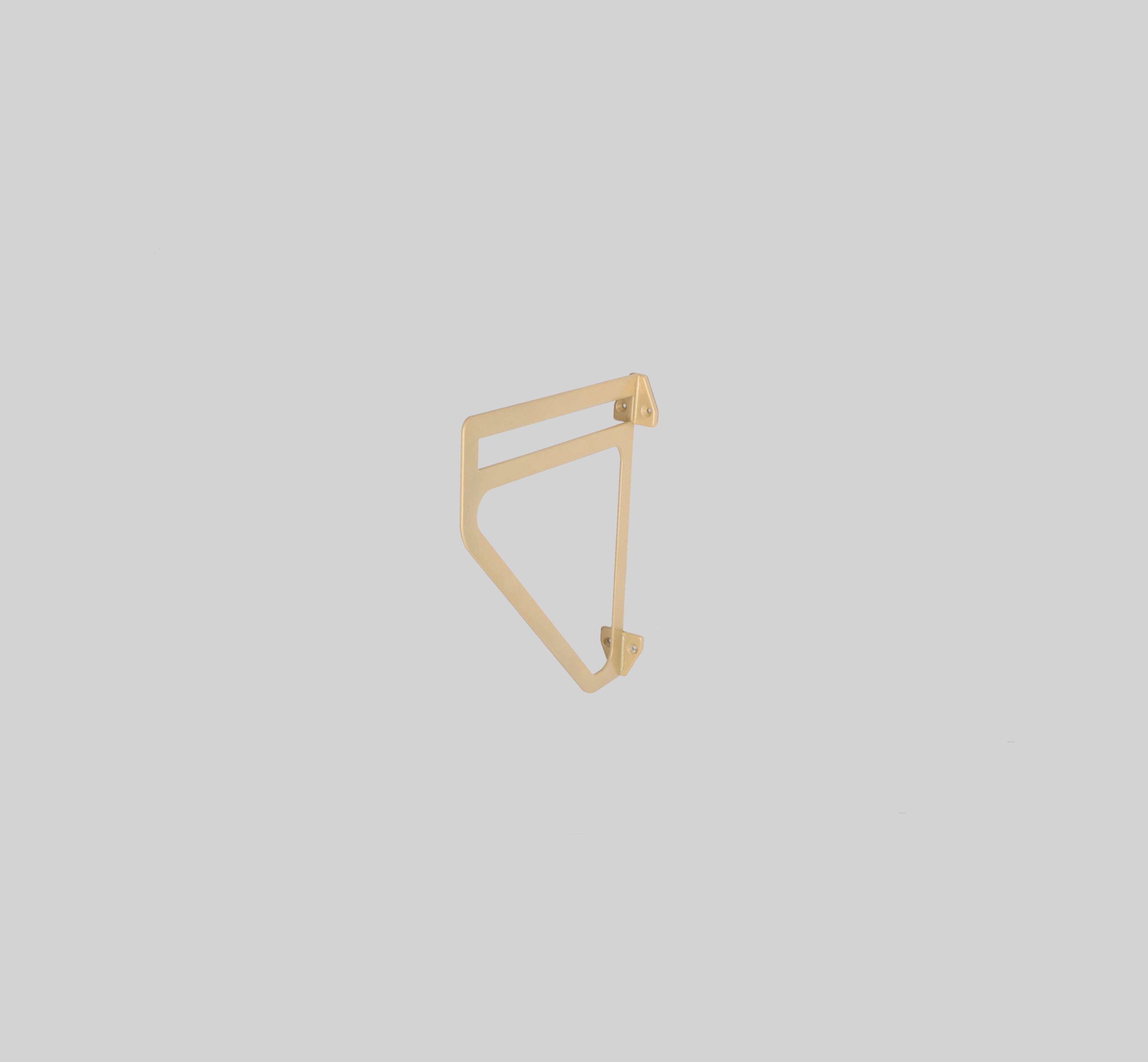 TARS-J3003-234260-RK-GL თაროს დამჭერი რკინის 234*260*3mm ოქროსფერი