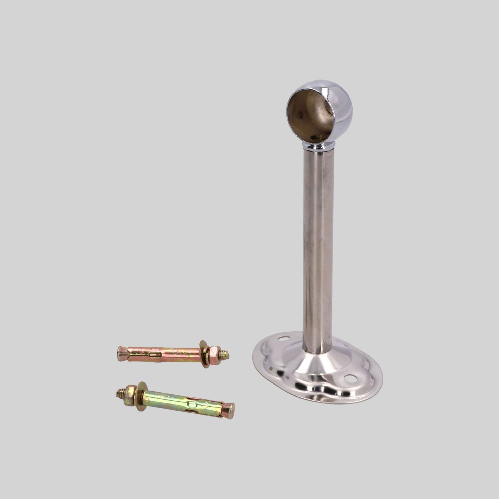 მილის სამაგრი CP-ქრომი, დახურული 25*150mm zinc TM-J1789-2