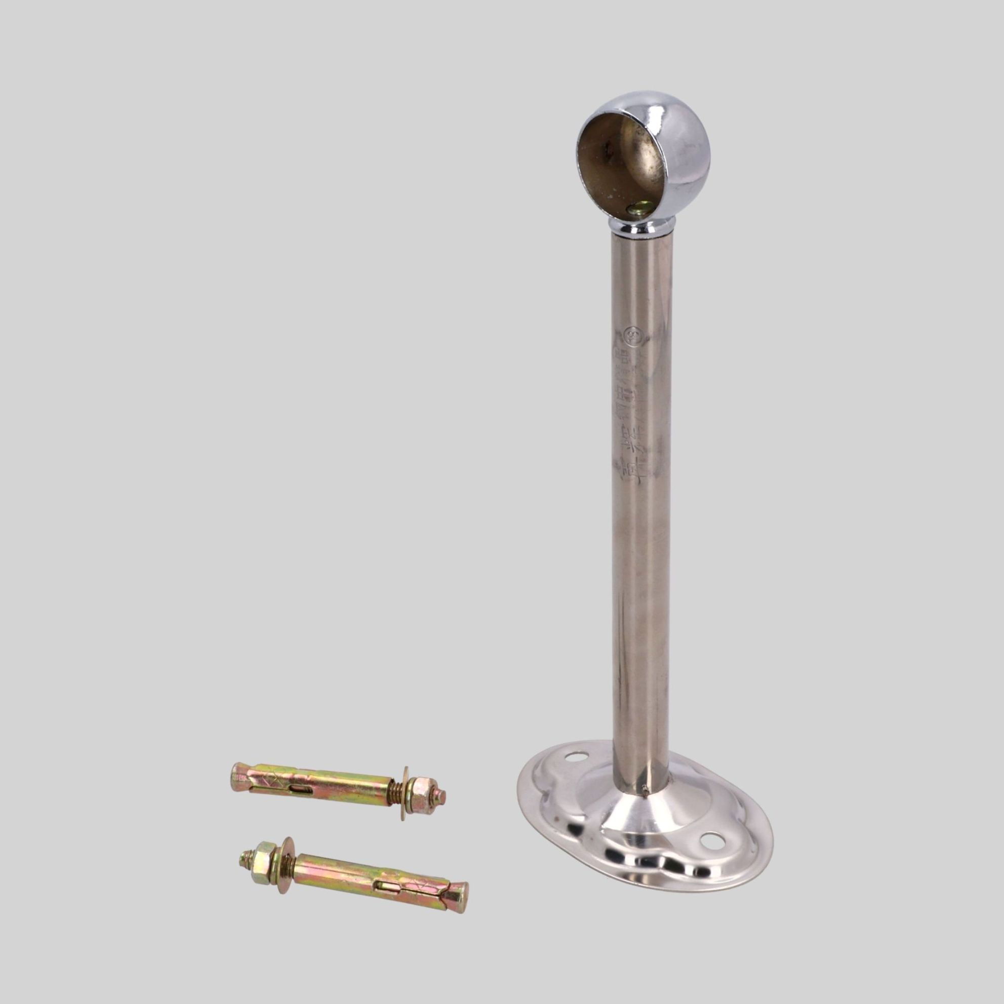 მილის სამაგრი CP-ქრომი, დახურული 25*200mm zinc TM-J1789-2