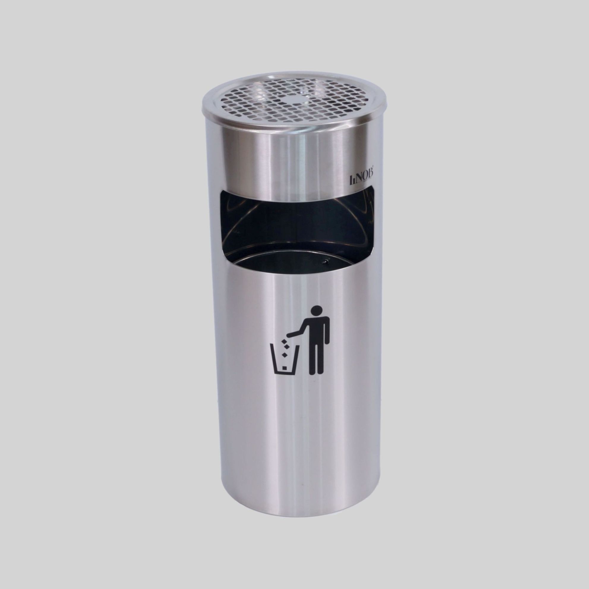 ნაგვის ურნა ეზოსთვის SSS-ინოქსი D250*L610mm TM-B-001