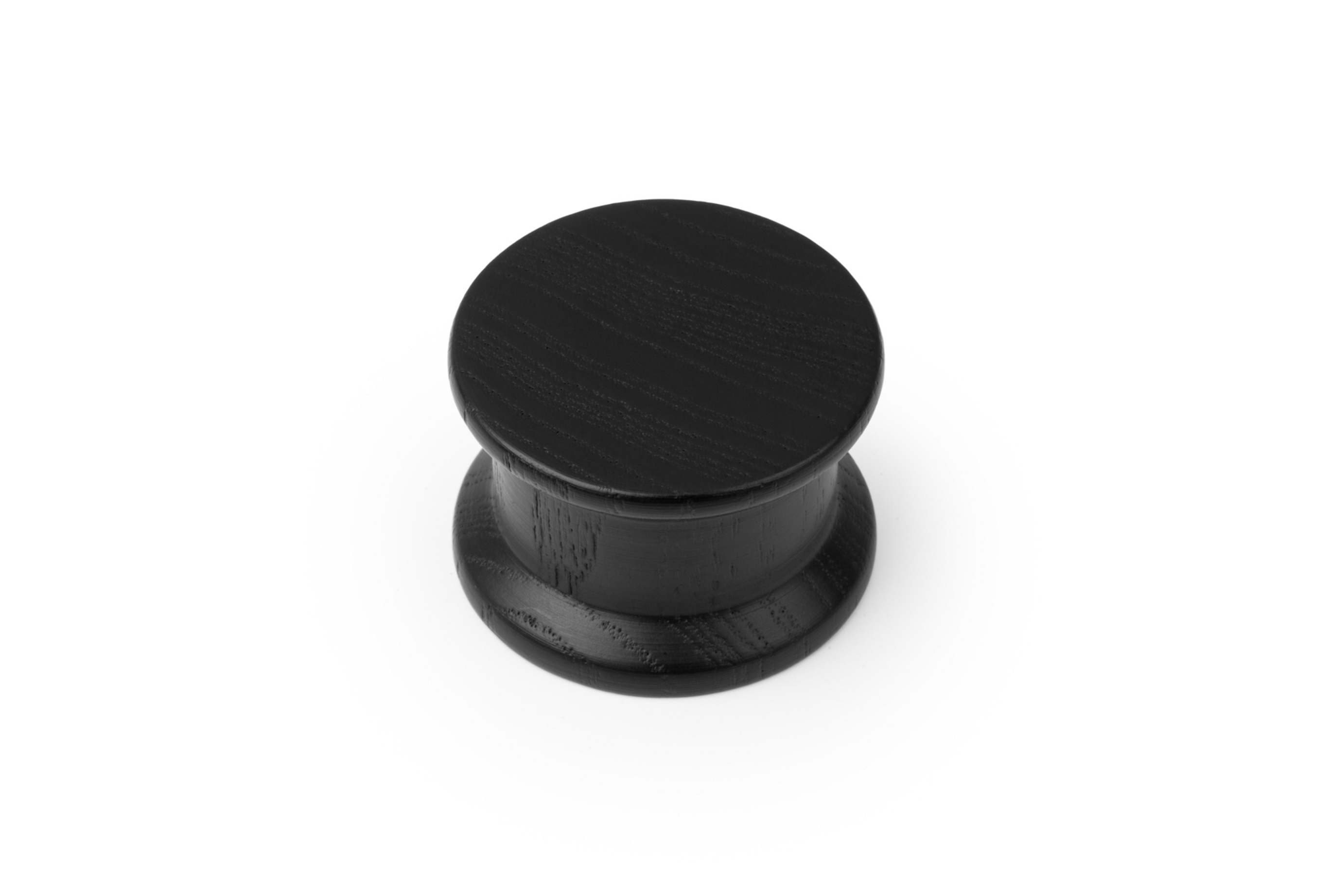 ავეჯის სახელური სოკო OH! - 40mm ash matt black lacquered knob VIEFE