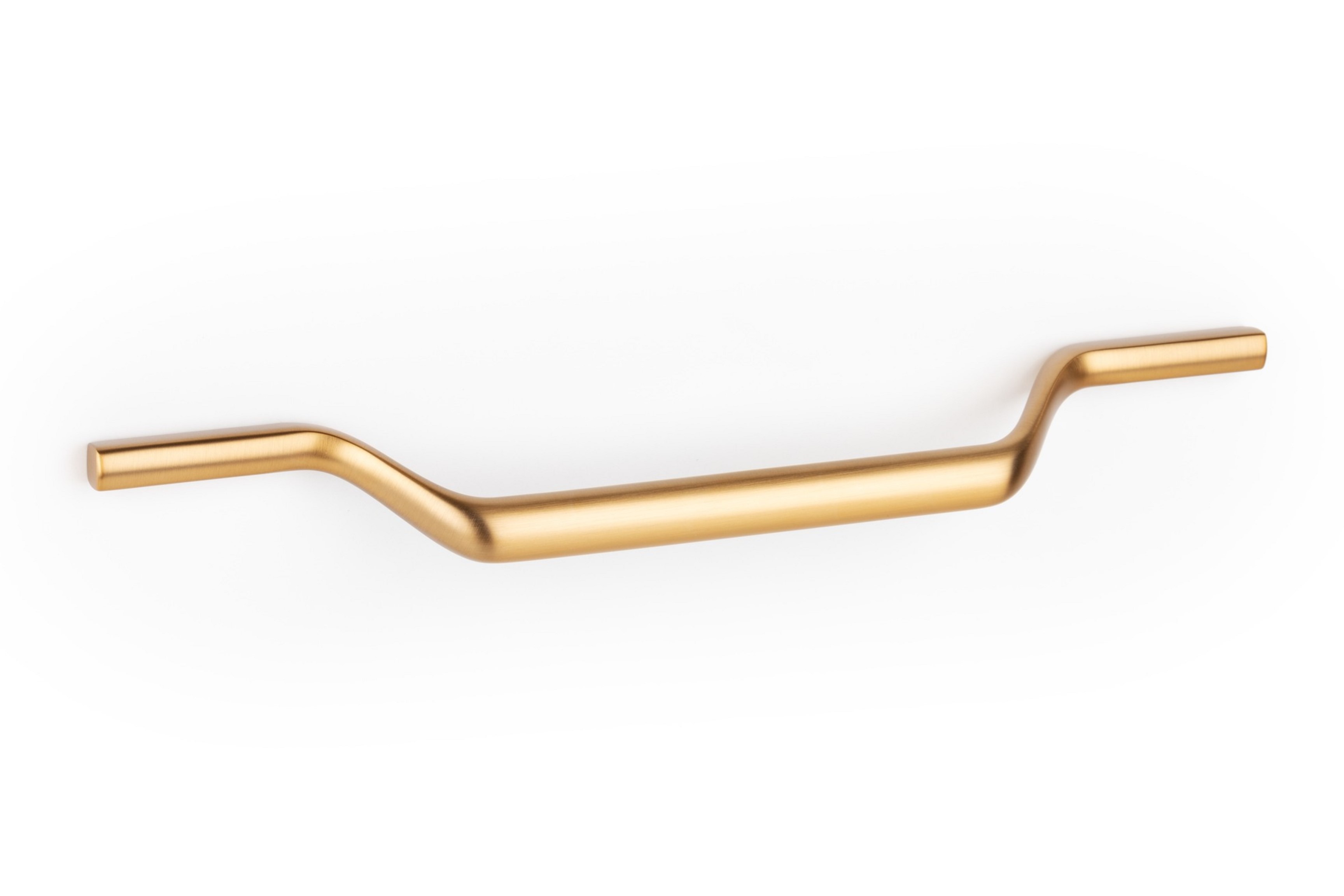 ავეჯის სახელური 160mm VALLEY - CC160L223mm brused brass cava pull VIEFE
