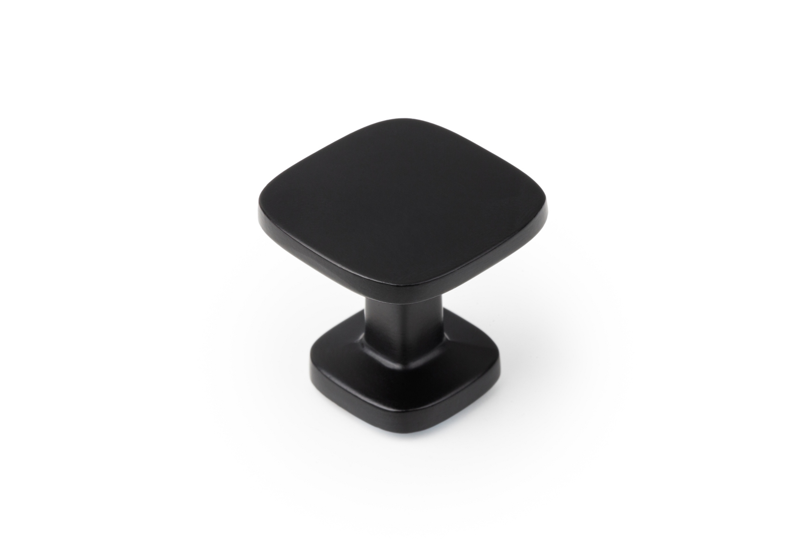 ავეჯის სახელური სოკო QUART MINI - 26x26mm matt black knob VIEFE