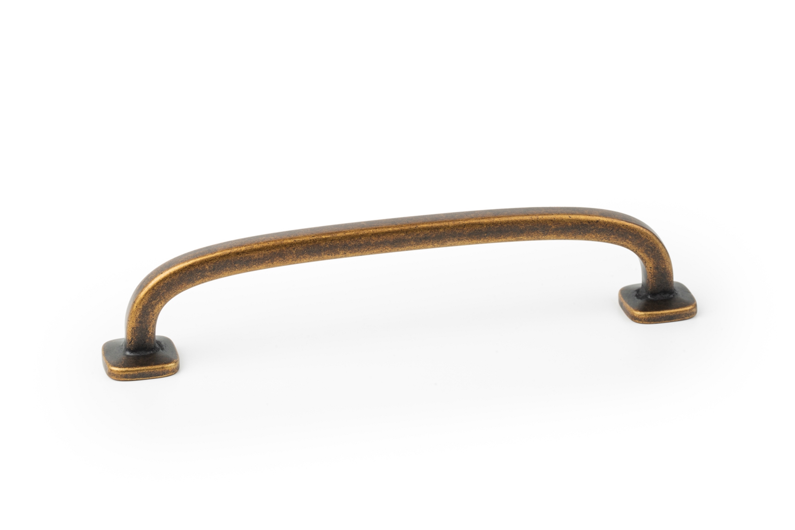ავეჯის სახელური 128mm QUART MINI - CC128L146mm rustic brass pull VIEFE