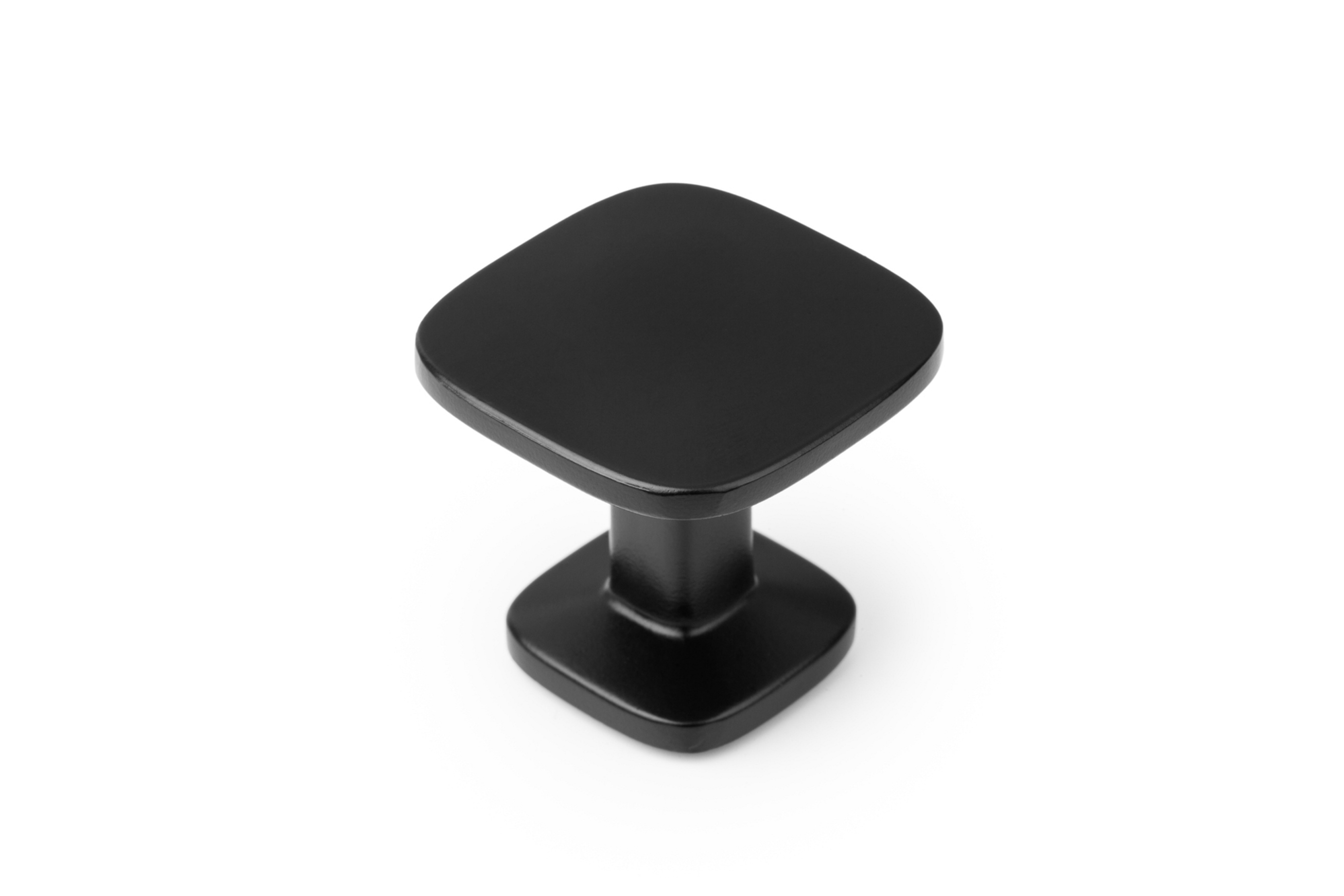 ავეჯის სახელური სოკო QUART BIG - 34x34mm matt black knob VIEFE
