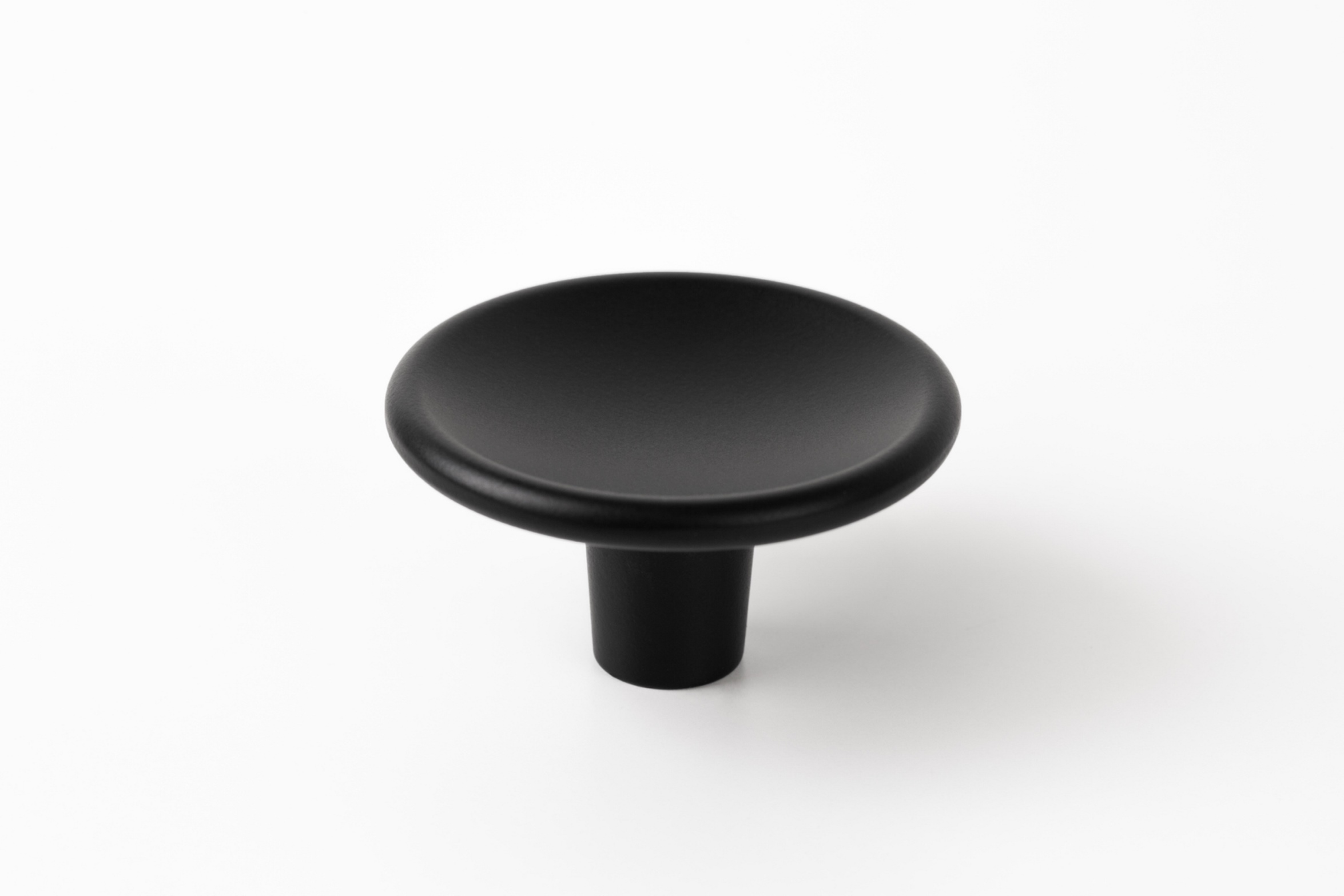 ავეჯის სახელური სოკო DISC - D38mm matt black knob VIEFE
