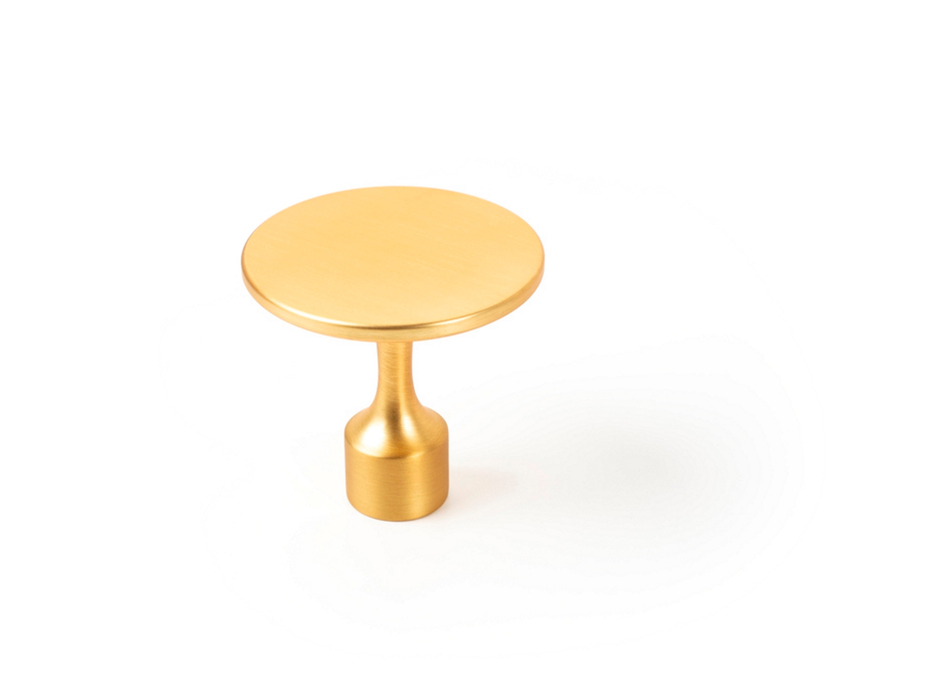 ავეჯის სახელური სოკო FLOID - 35x30mm brushed gold knob VIEFE