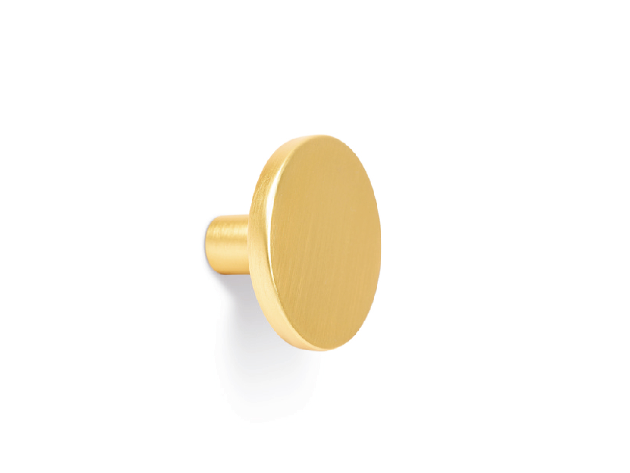 ავეჯის სახელური სოკო COMO - D26mm Brushed gold knob VIEFE