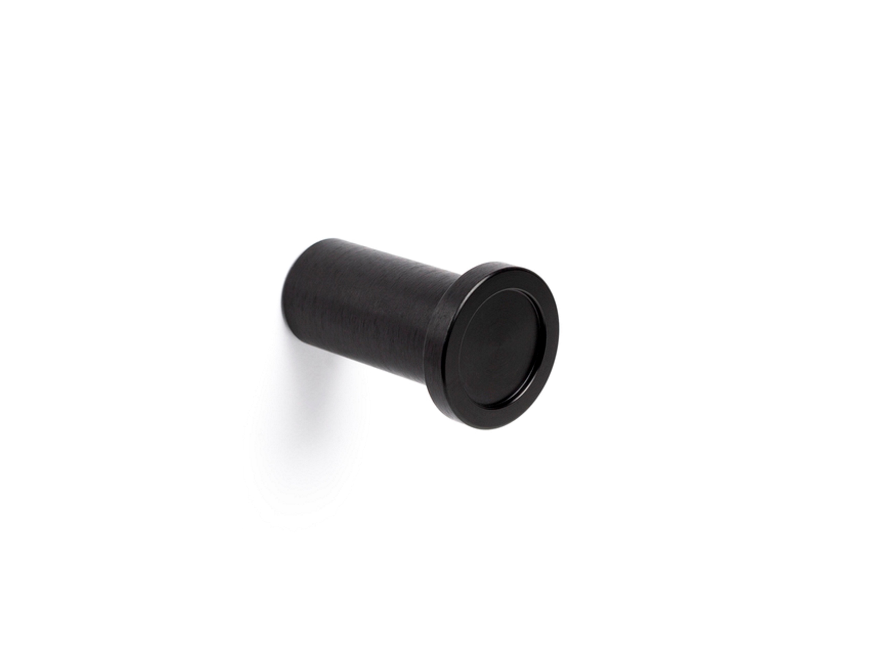 ავეჯის სახელური სოკო ROUND - 25x28mm brushed black knob VIEFE
