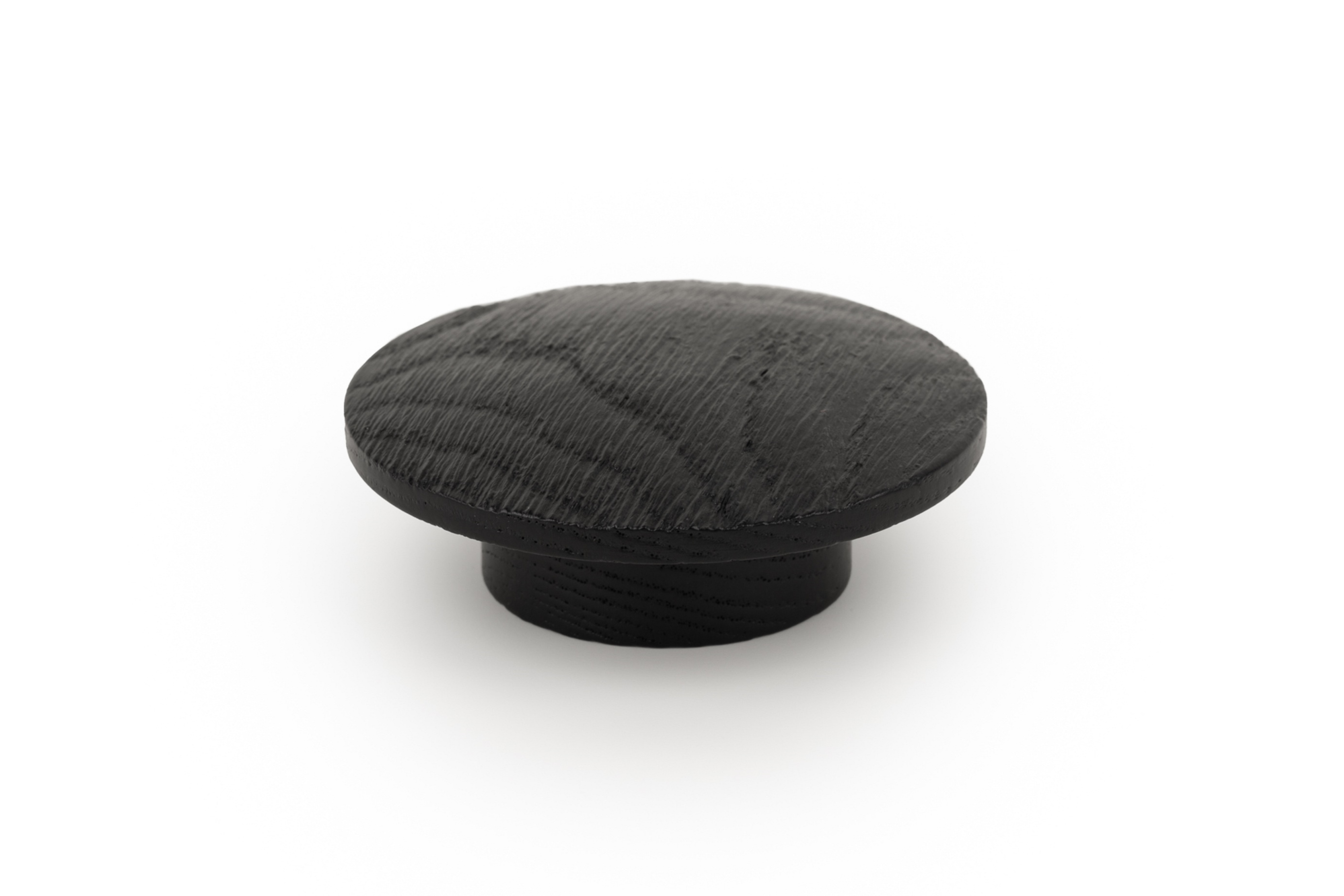 ავეჯის სახელური სოკო ECHO - D60mm knob black brush VIEFE
