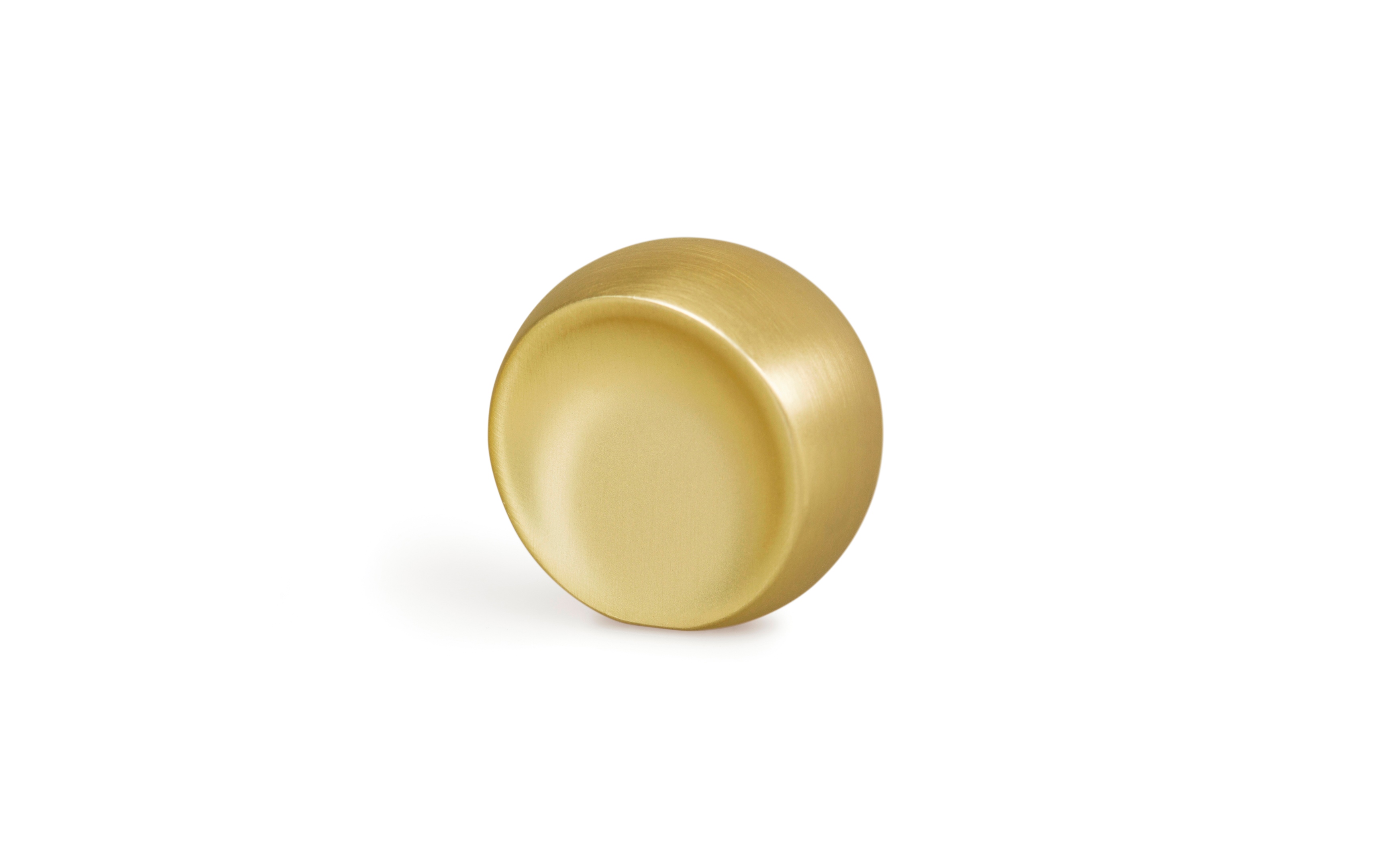 ავეჯის სახელური სოკო BALL - Diam 24mm brushed brass knob VIEFE