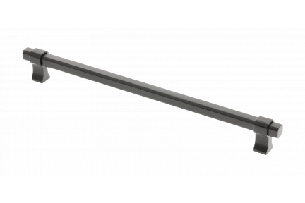 UZ-IMPERIAL-256-20M ავეჯის სახელური L=256mm შავი მატოვი GTV