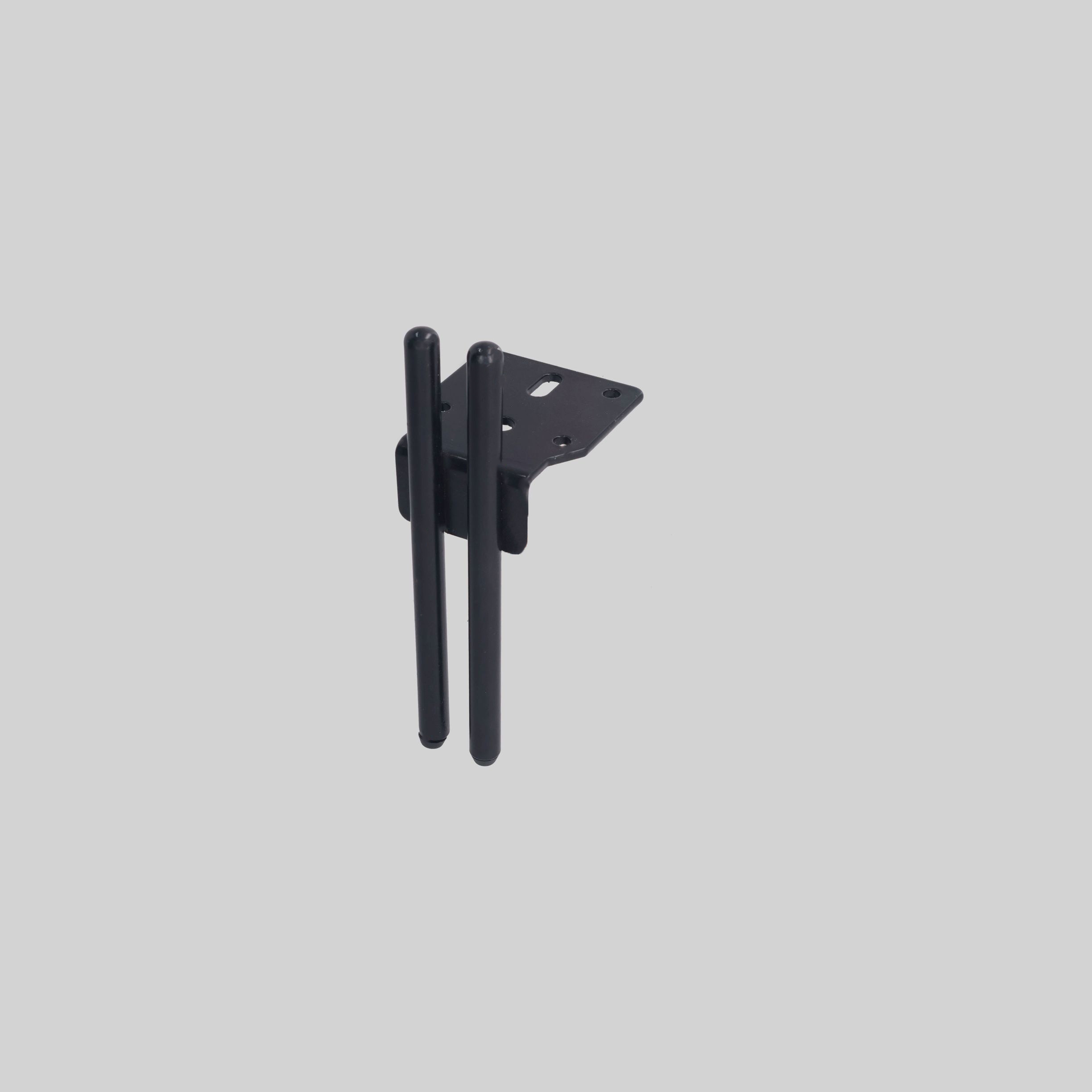ავეჯის ფეხი შავი, მილი:70*80mm. T=4mm D12mm H=200mm TM-SFL-9