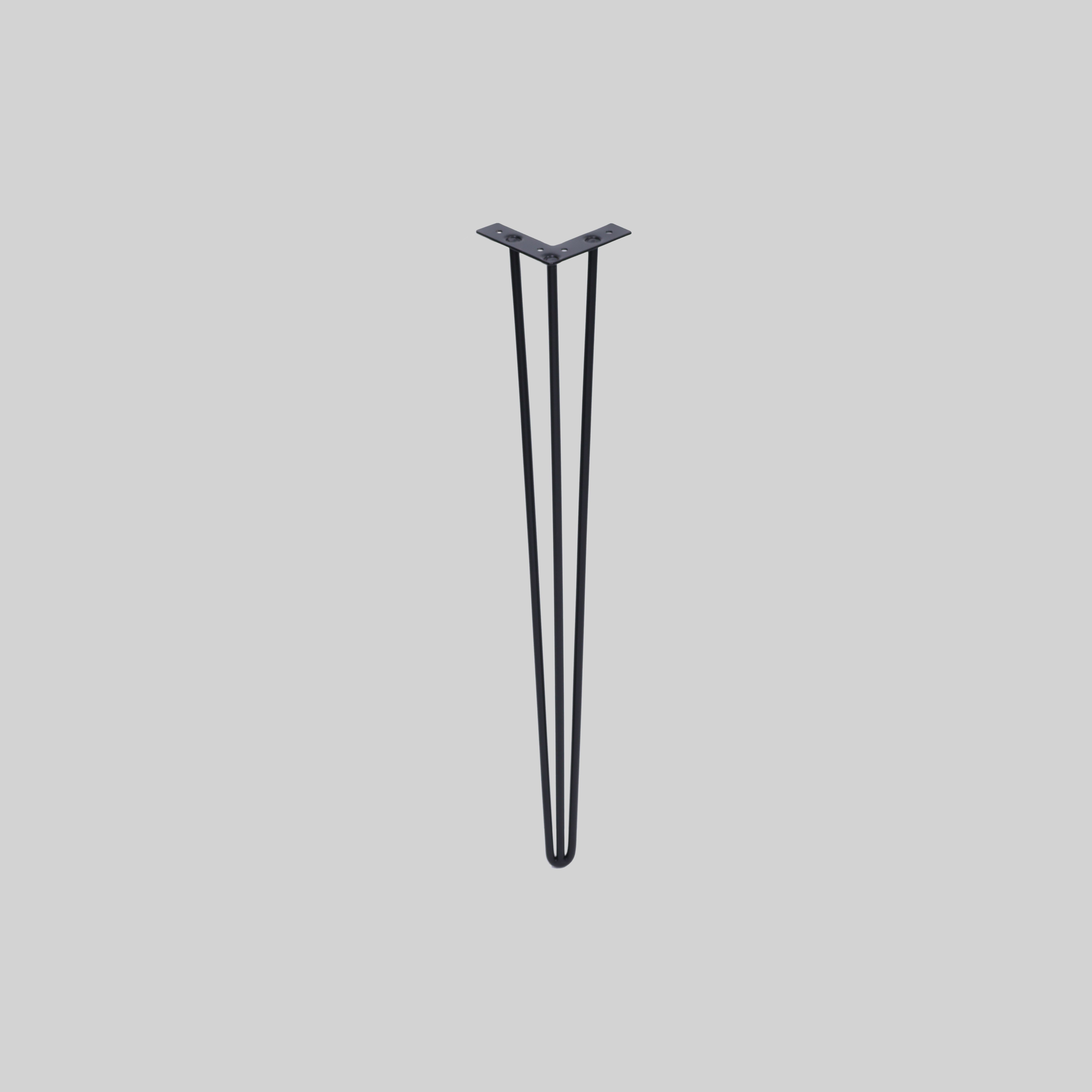 ავეჯის ფეხი 3 მილზე შავი, მილი:10mm. H=720mm TM-SFL-5