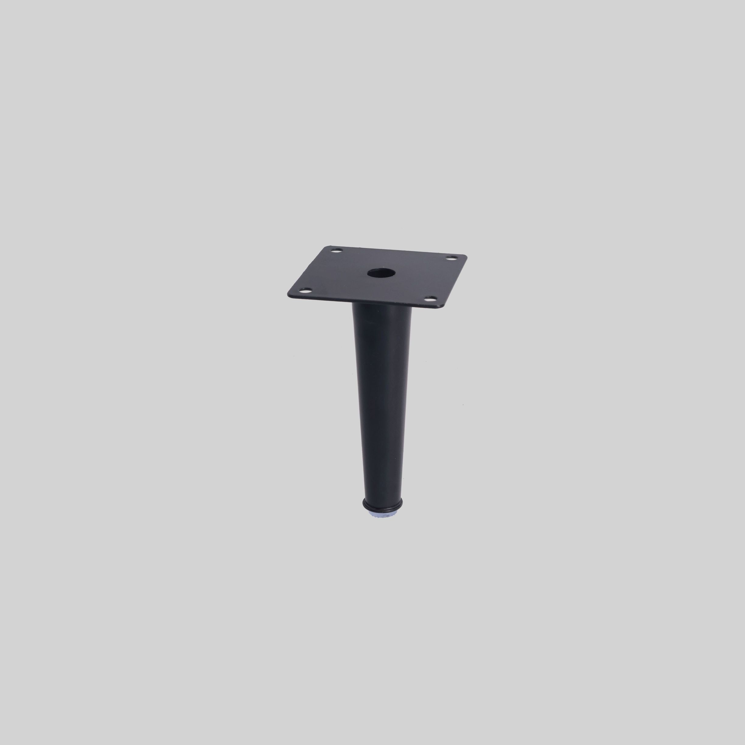 ავეჯის ფეხი შავი H=150mm (80*80*1.8mm) TM-SFL-4